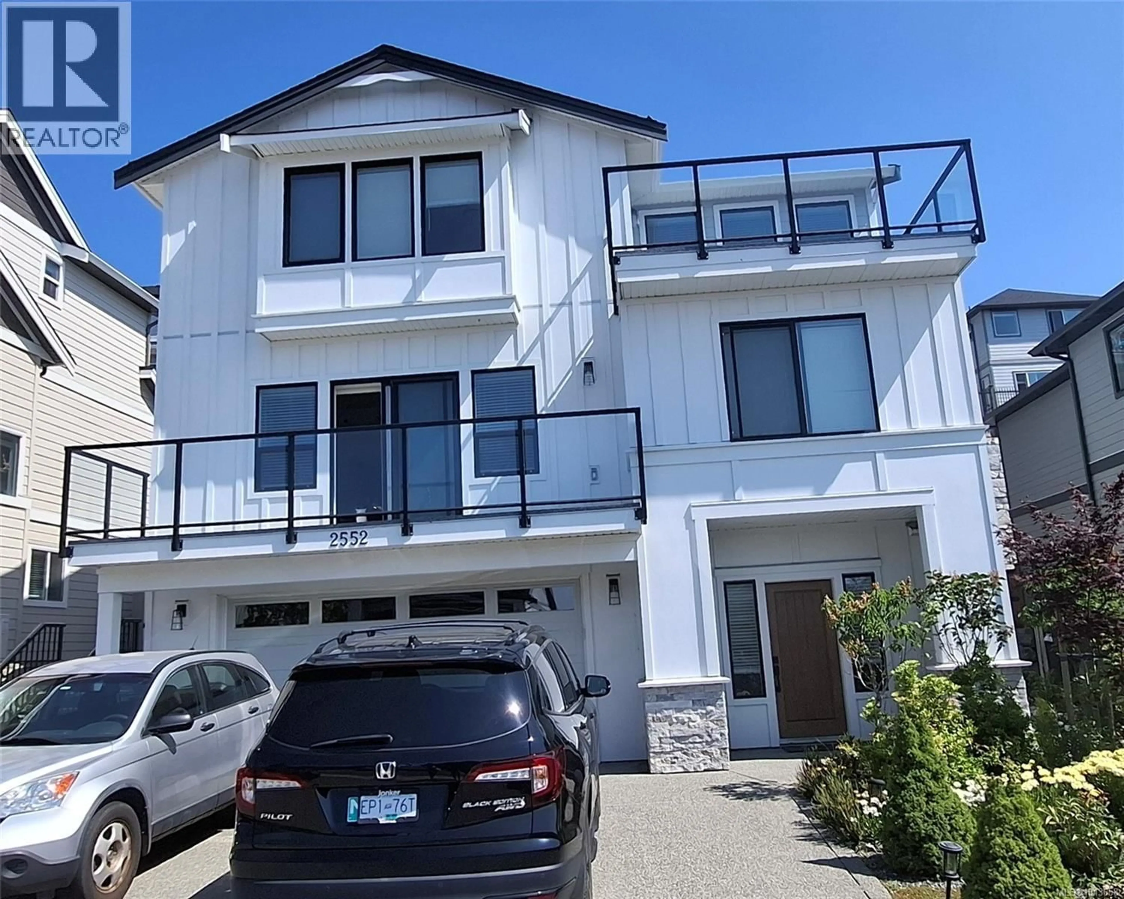 Home with vinyl exterior material, street for 2552 OBSIDIAN PLACE, Langford British Columbia V9B5L4