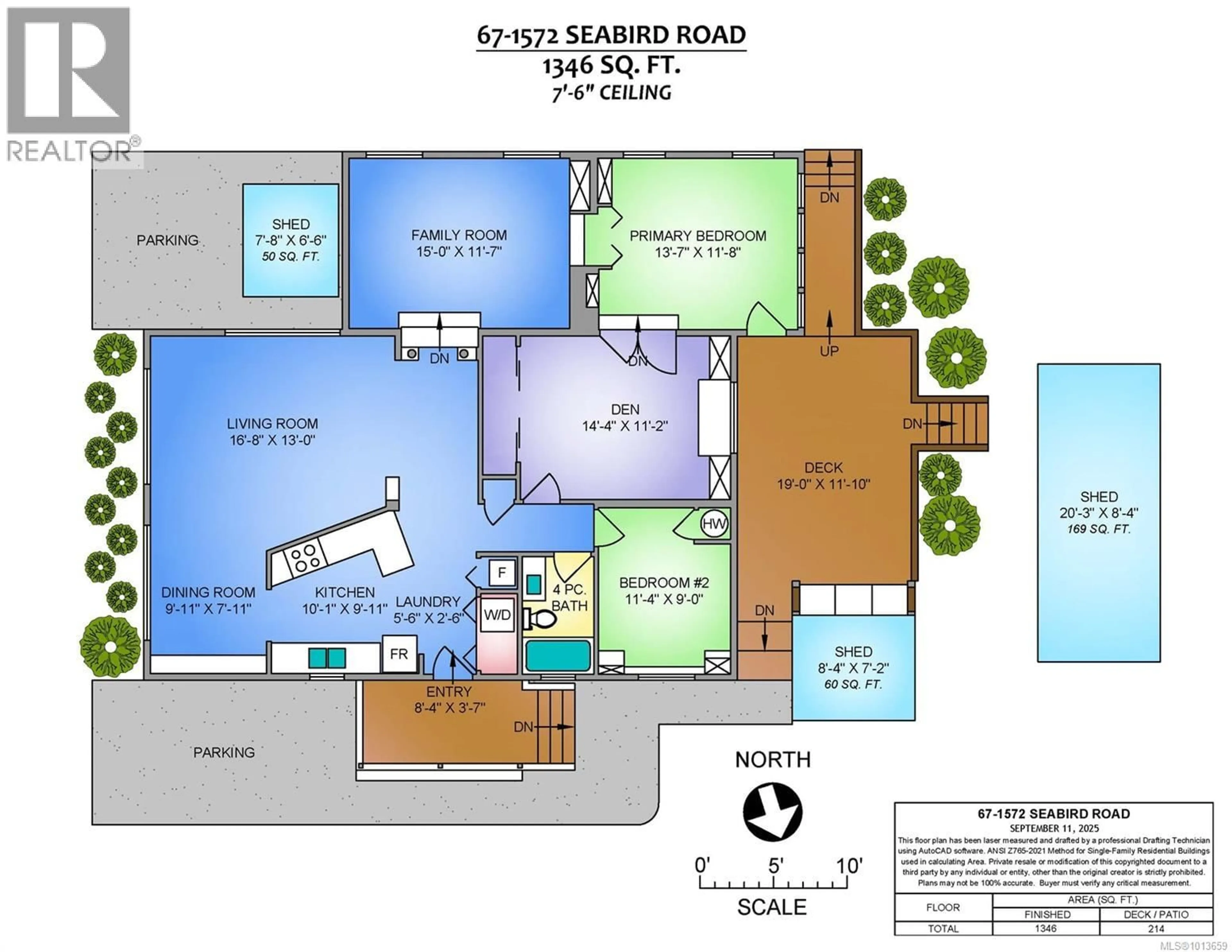 Floor plan for 67 - 1572 SEABIRD ROAD, Cassidy British Columbia V9G1L3