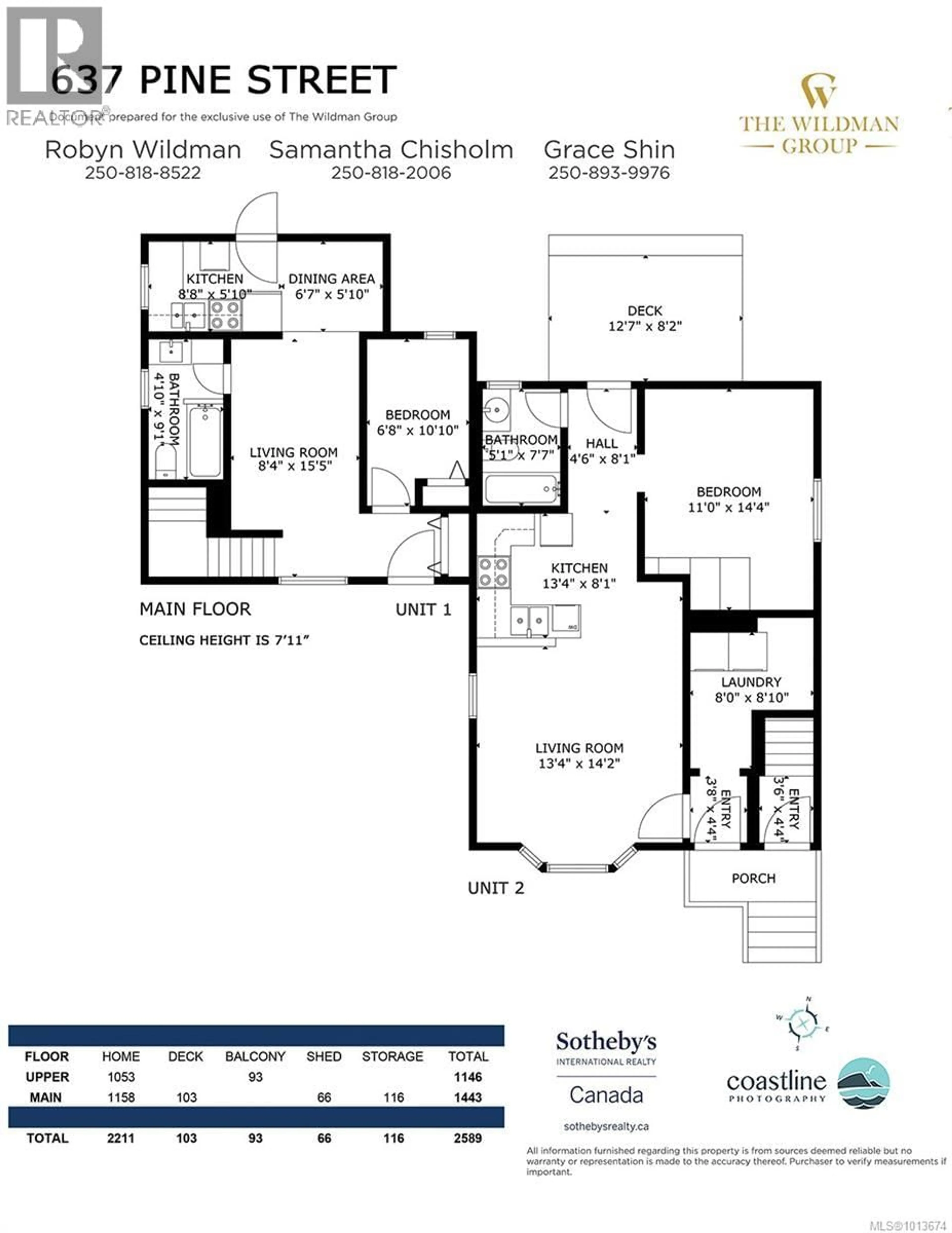 Floor plan for 637 PINE STREET, Victoria British Columbia V9A2Z9