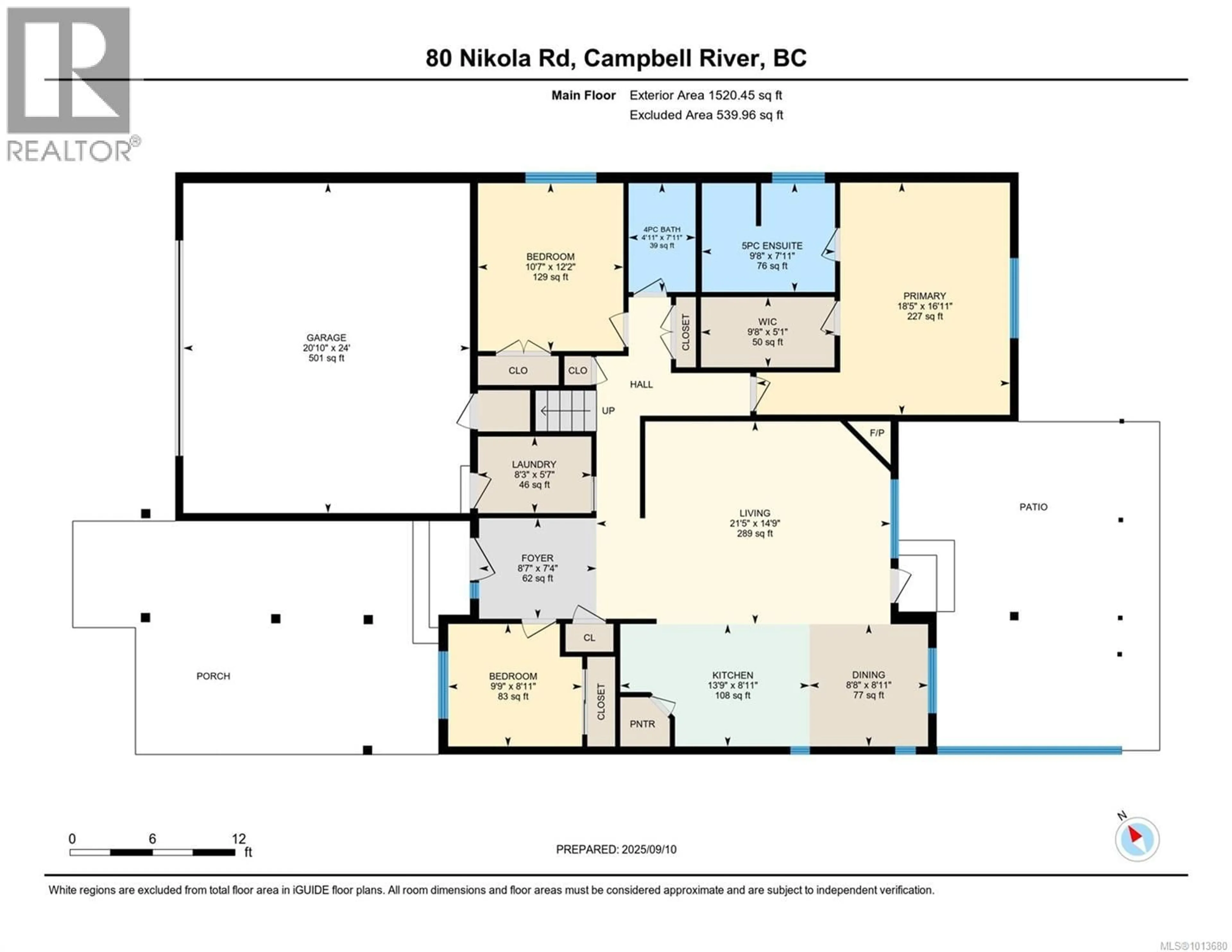 Floor plan for 80 NIKOLA ROAD, Campbell River British Columbia V9W0C9