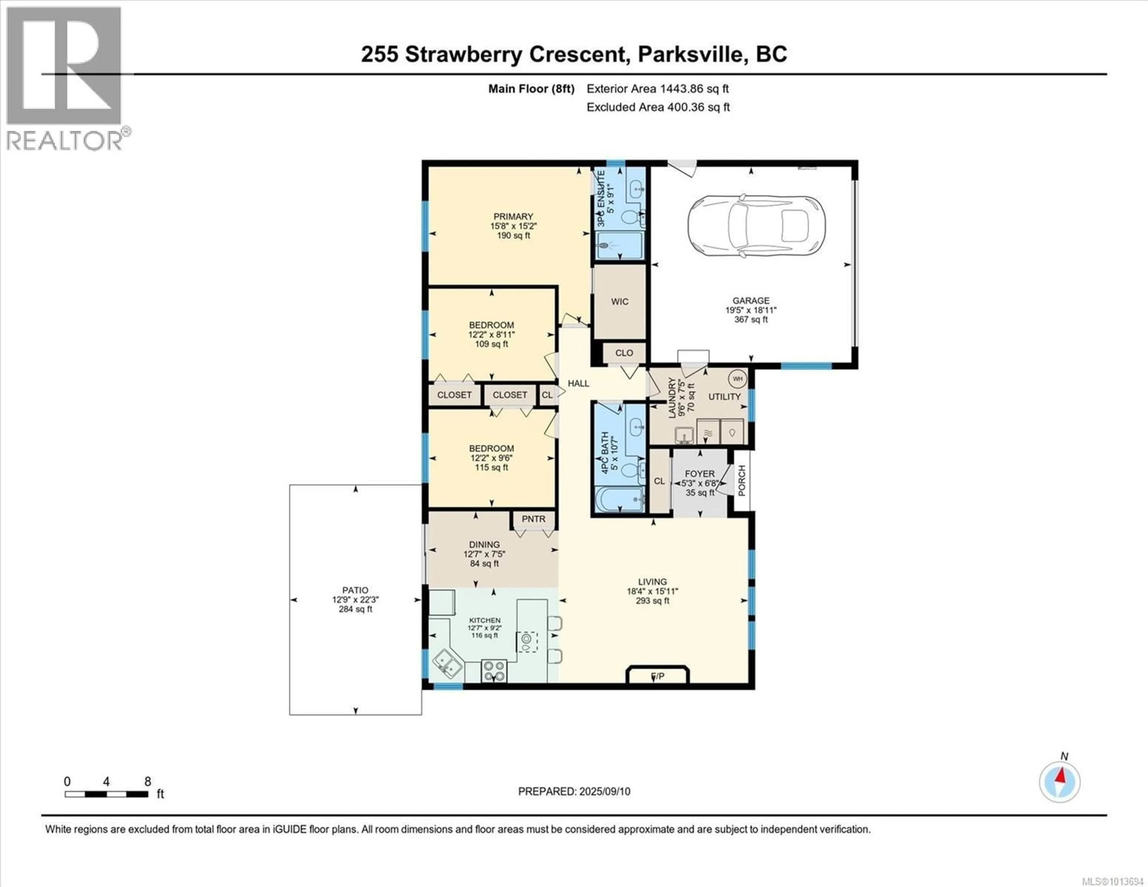 Floor plan for 255 STRAWBERRY CRESCENT, Parksville British Columbia V9P2W7