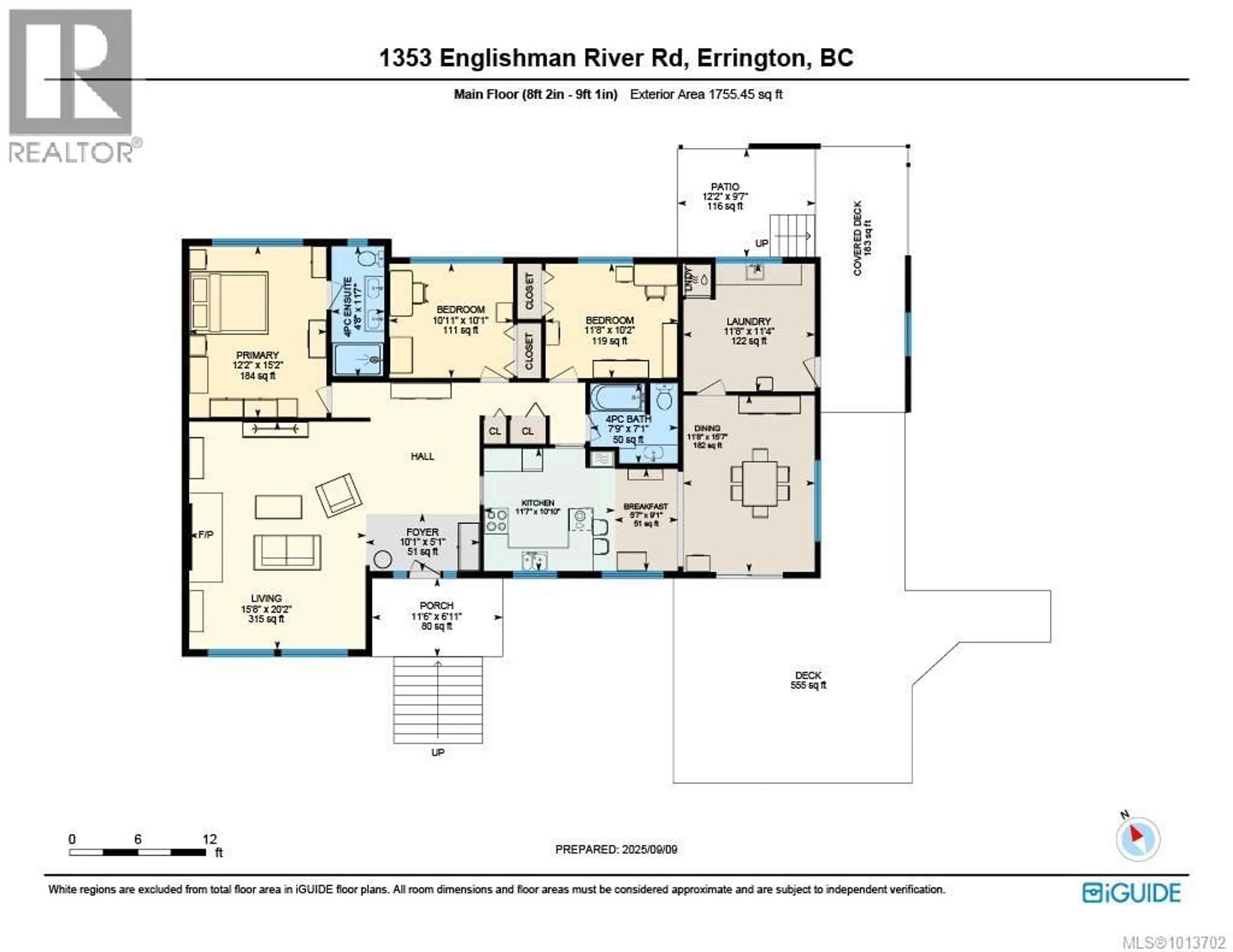 Floor plan for 1353 ENGLISHMAN RIVER ROAD, Errington British Columbia V0R1V0