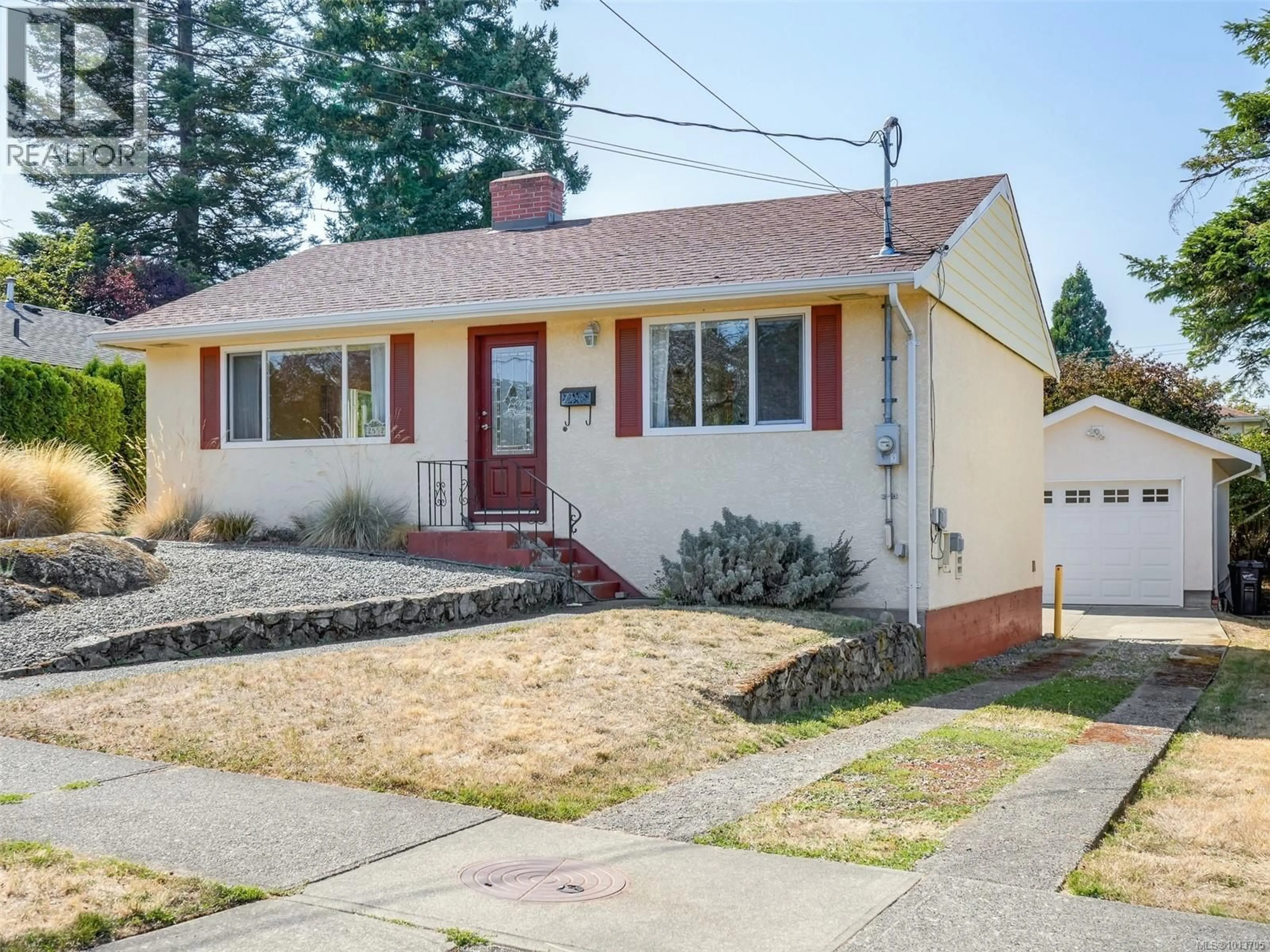 Home with brick exterior material, street for 2532 SHAKESPEARE STREET, Victoria British Columbia V8R4G5