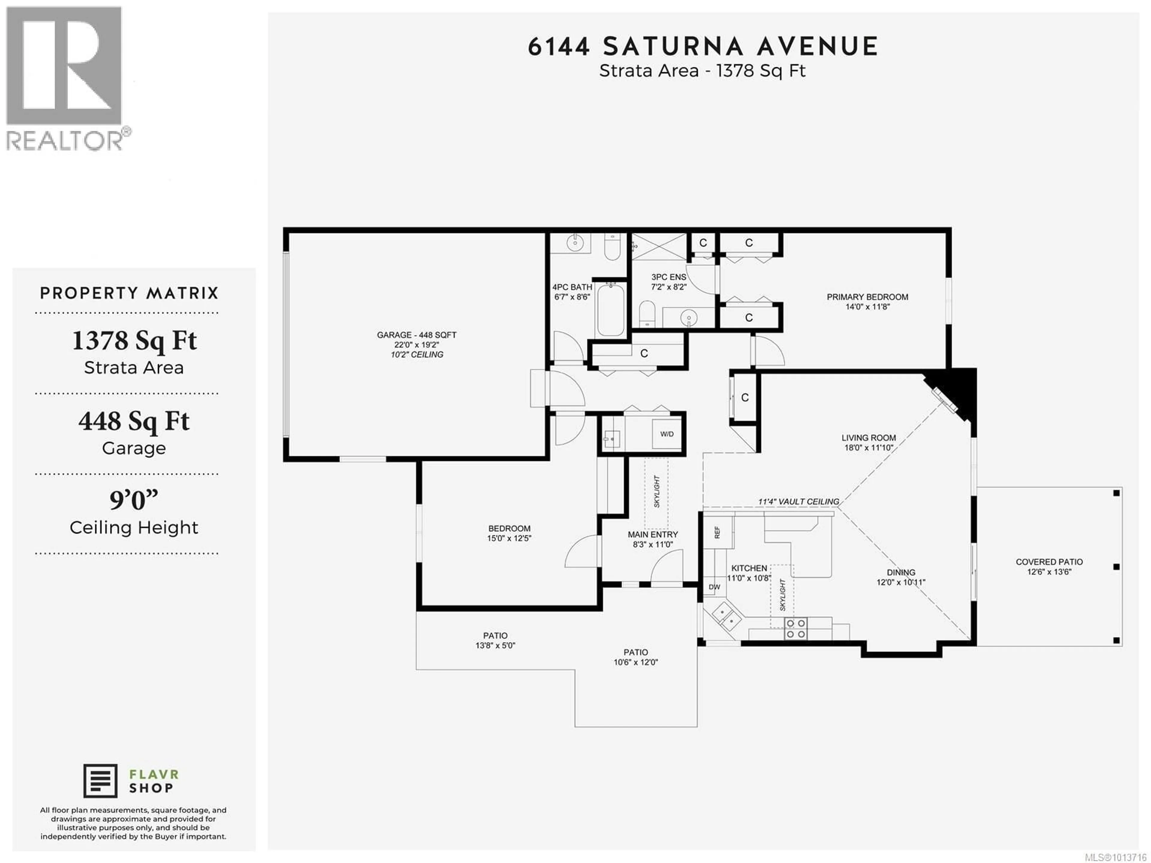 Floor plan for 6144 SATURNA AVENUE, Nanaimo British Columbia V9V1S8