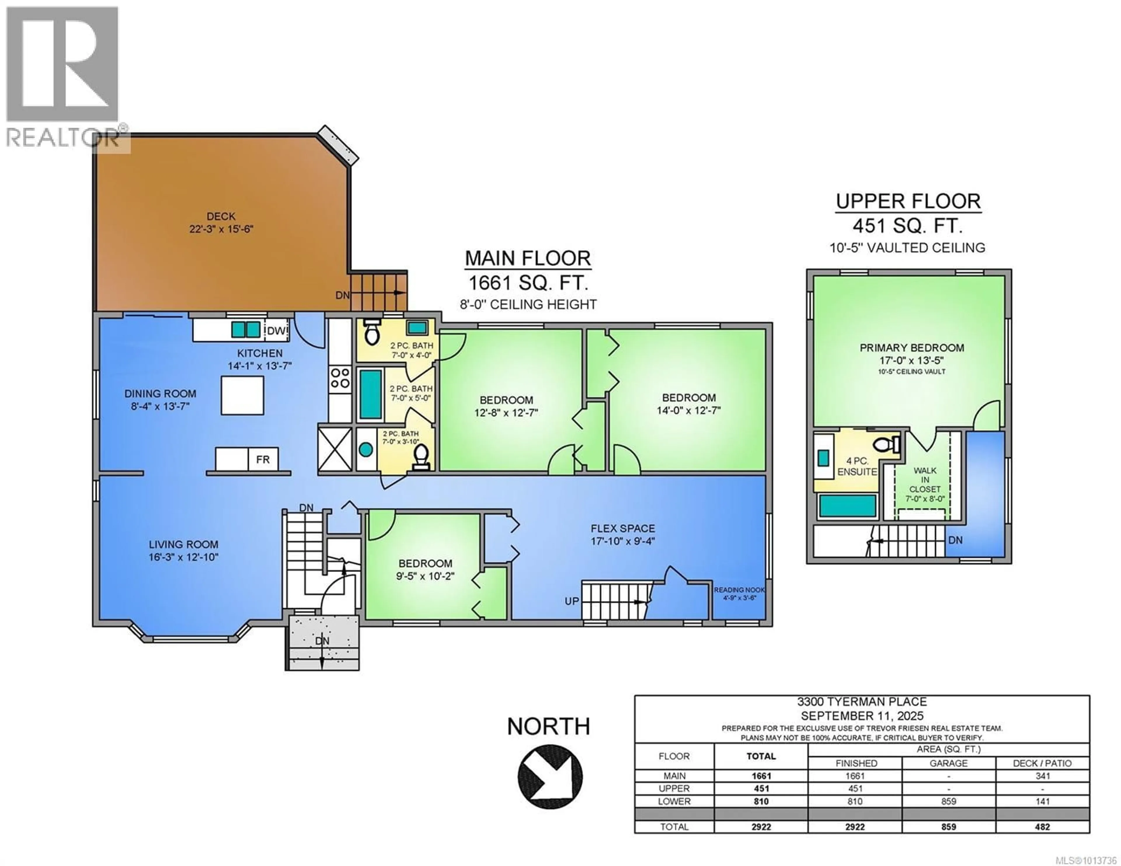 Floor plan for 3300 TYERMAN PLACE, Cobble Hill British Columbia V8H0B3