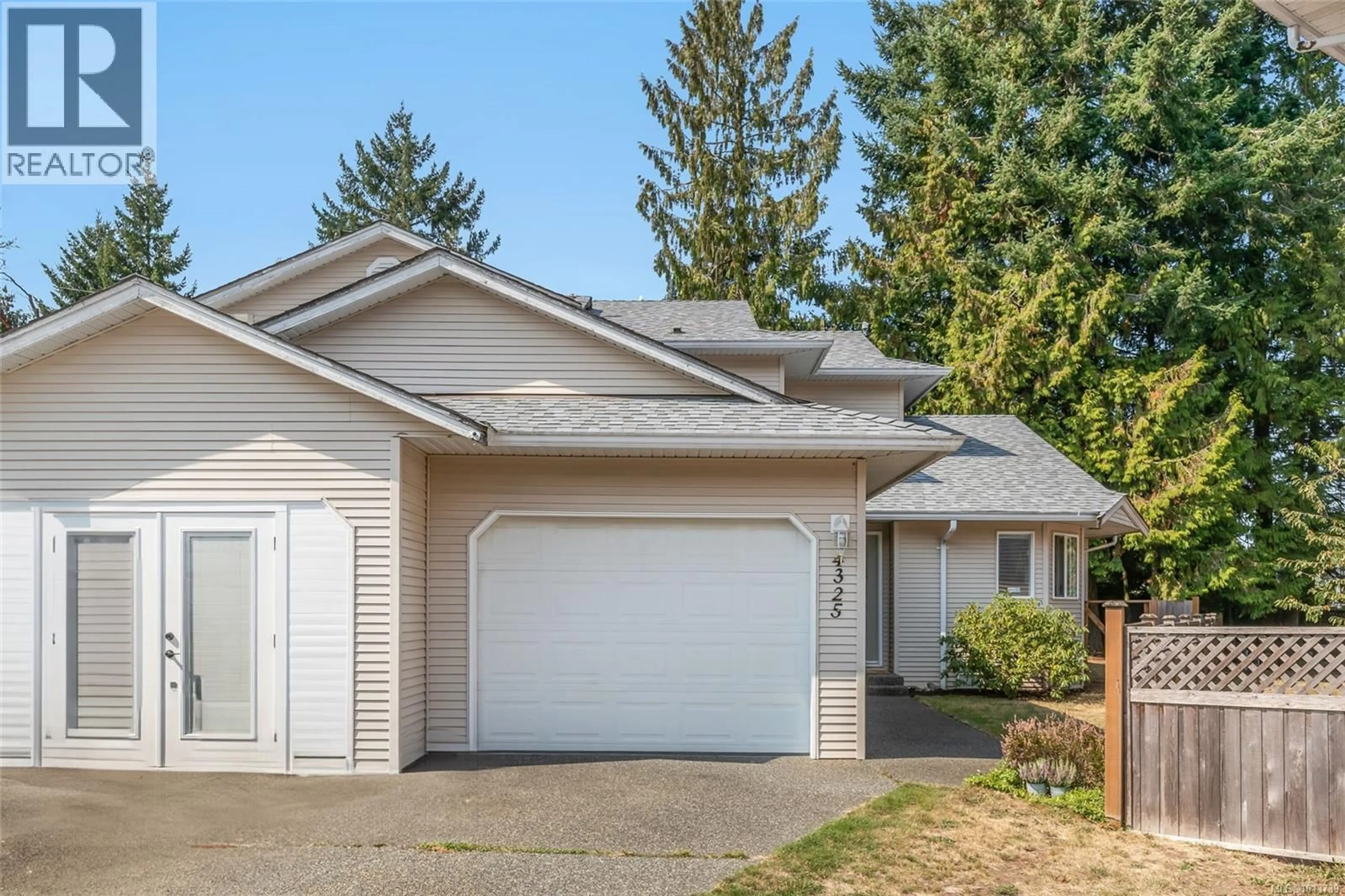 Home with vinyl exterior material, street for 4325 ASHBURY PLACE, Nanaimo British Columbia V9T5S3