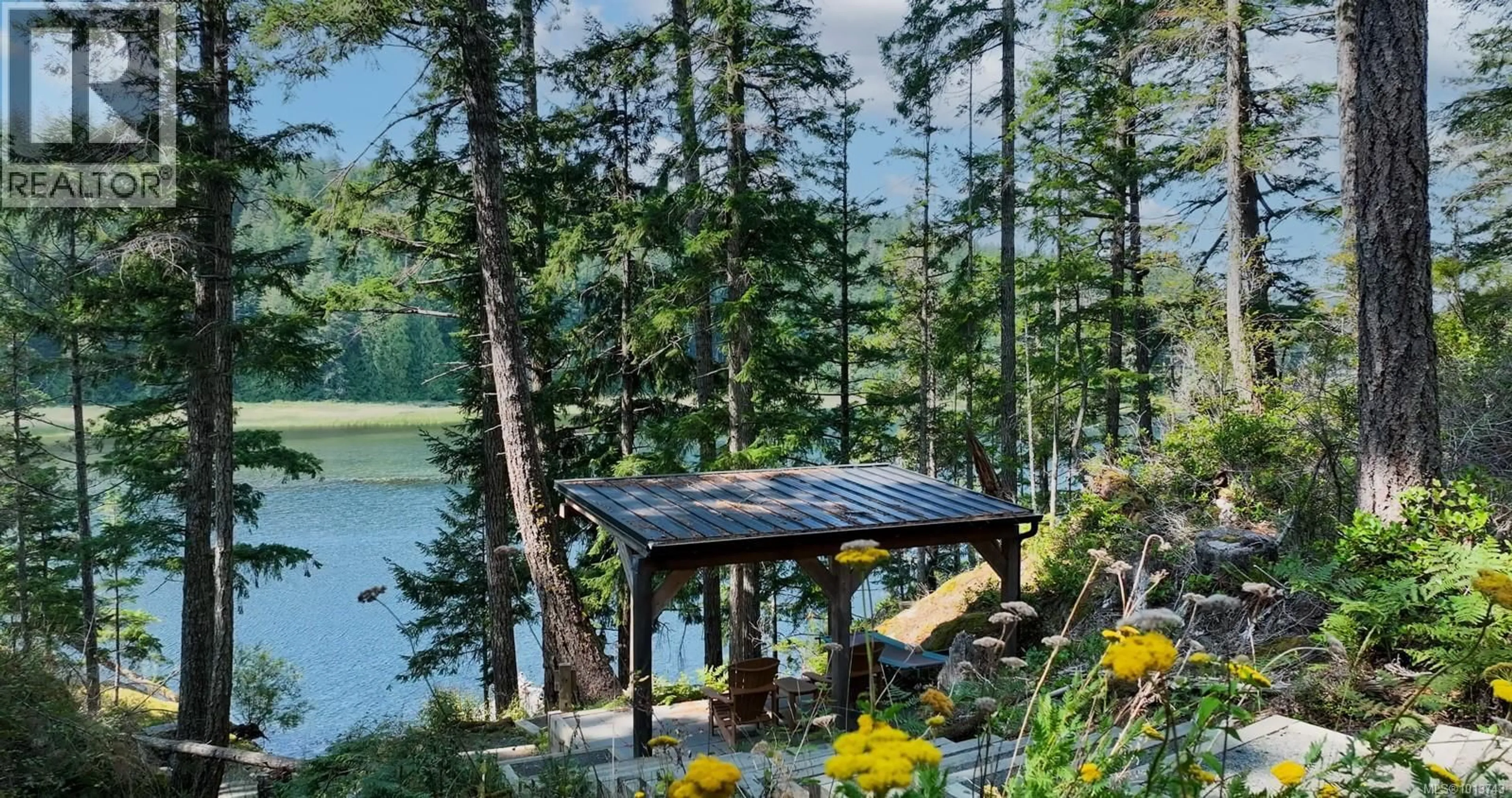 Patio, water/lake/river/ocean view for 2643 SURGE NARROWS ROAD, Quadra Island British Columbia V0P1A7