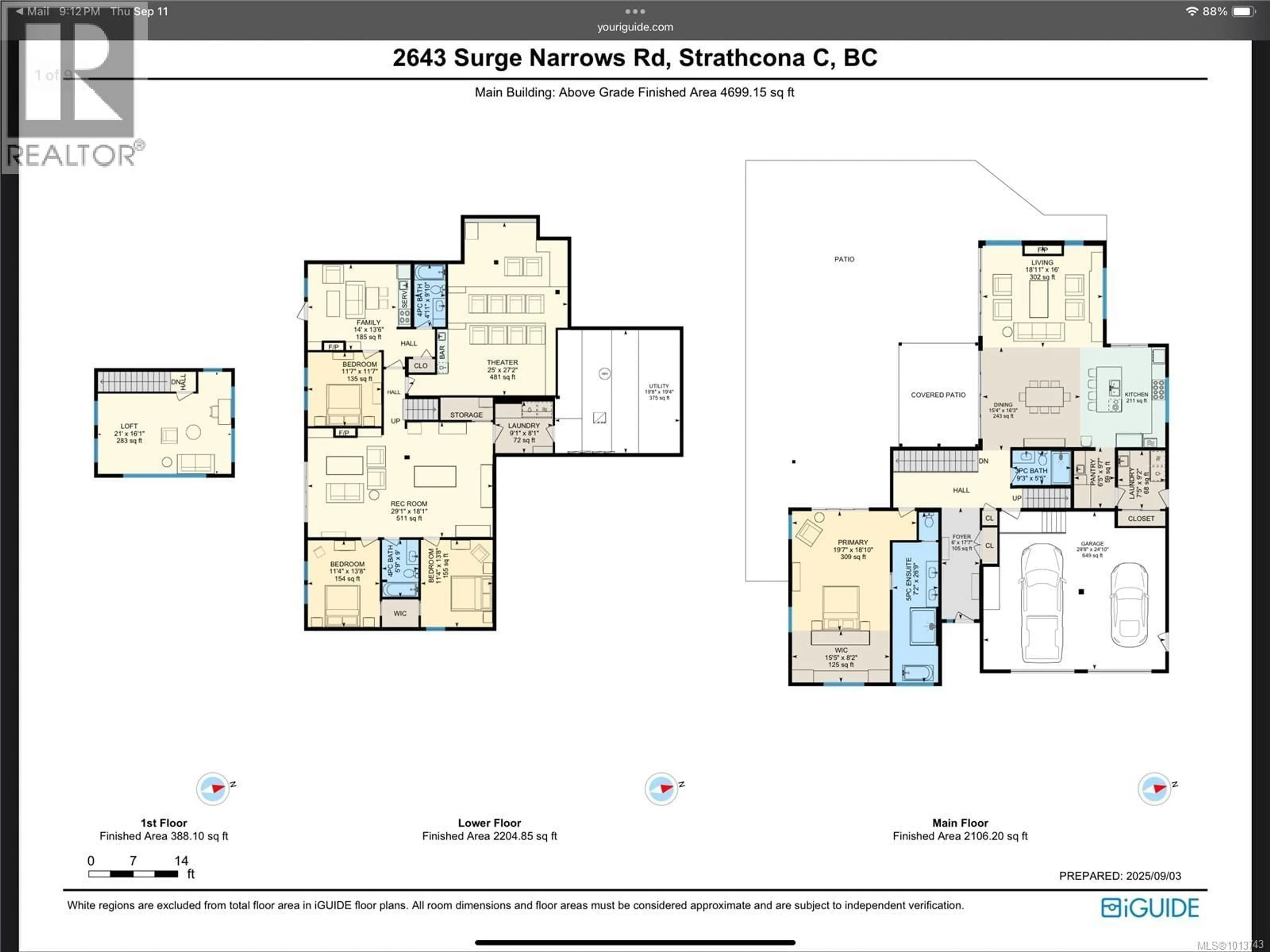 Floor plan for 2643 SURGE NARROWS ROAD, Quadra Island British Columbia V0P1A7