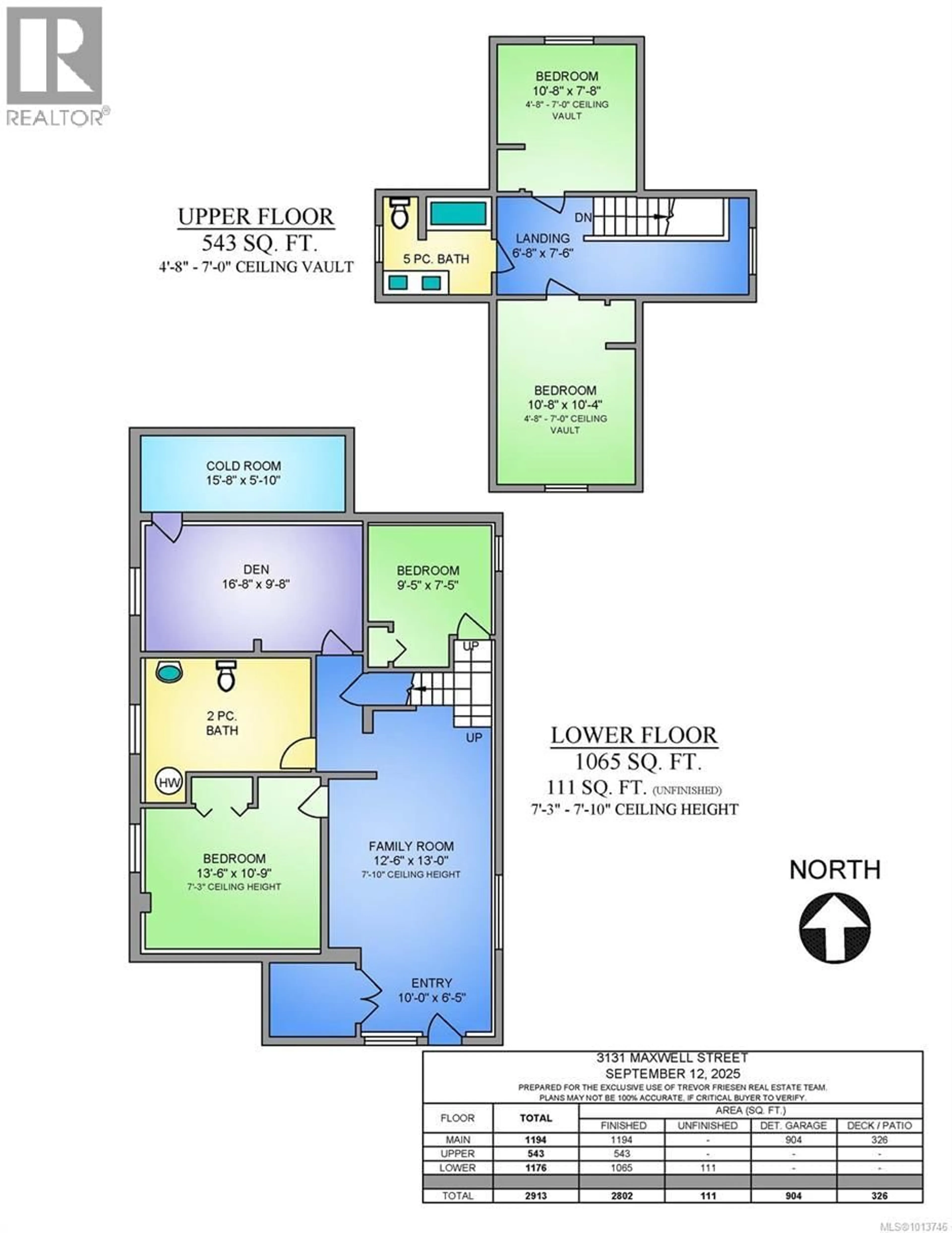 Floor plan for 3131 MAXWELL STREET, Chemainus British Columbia V0R1K1