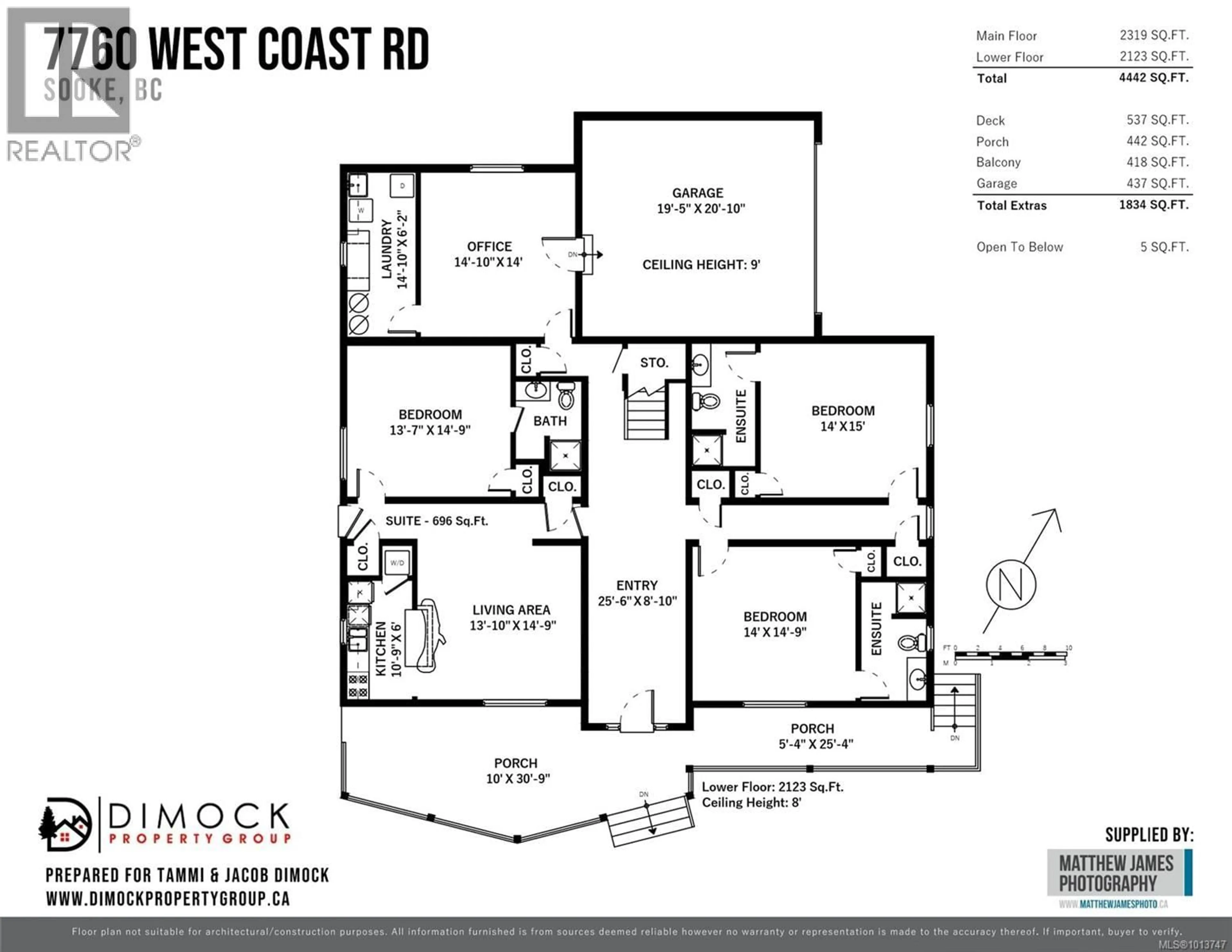 Floor plan for 7760 WEST COAST ROAD, Sooke British Columbia V9Z0R7