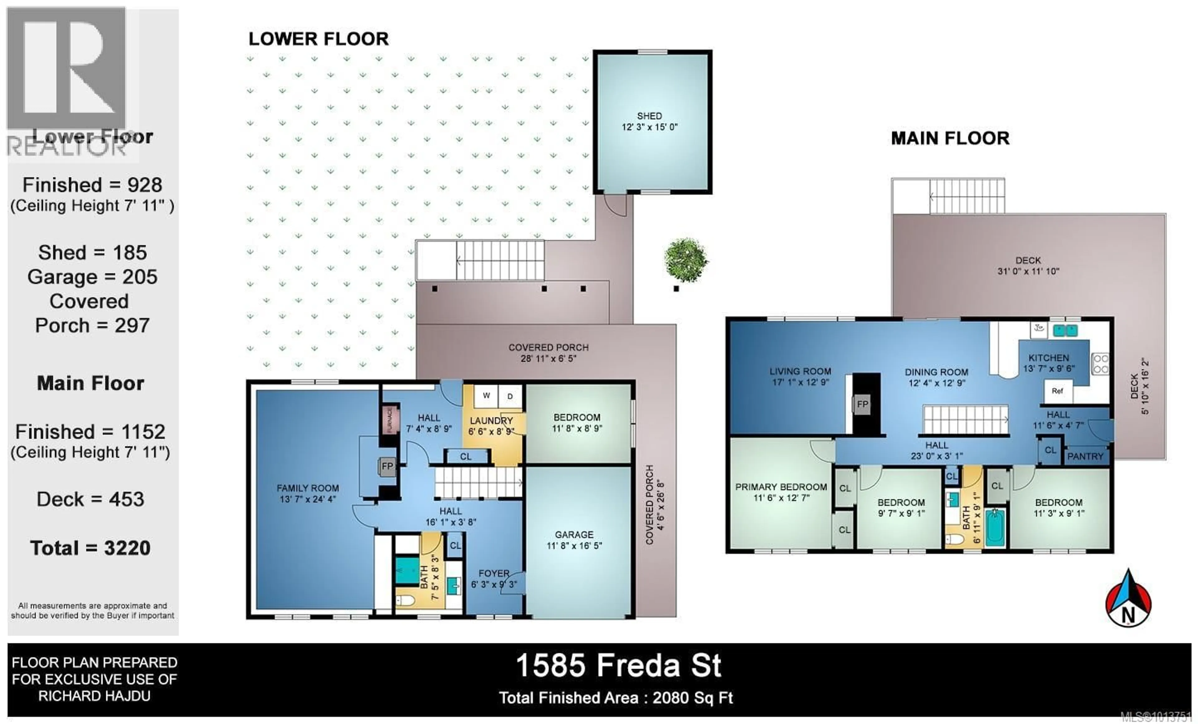 Floor plan for 1585 FREDA STREET, Crofton British Columbia V0R1R0