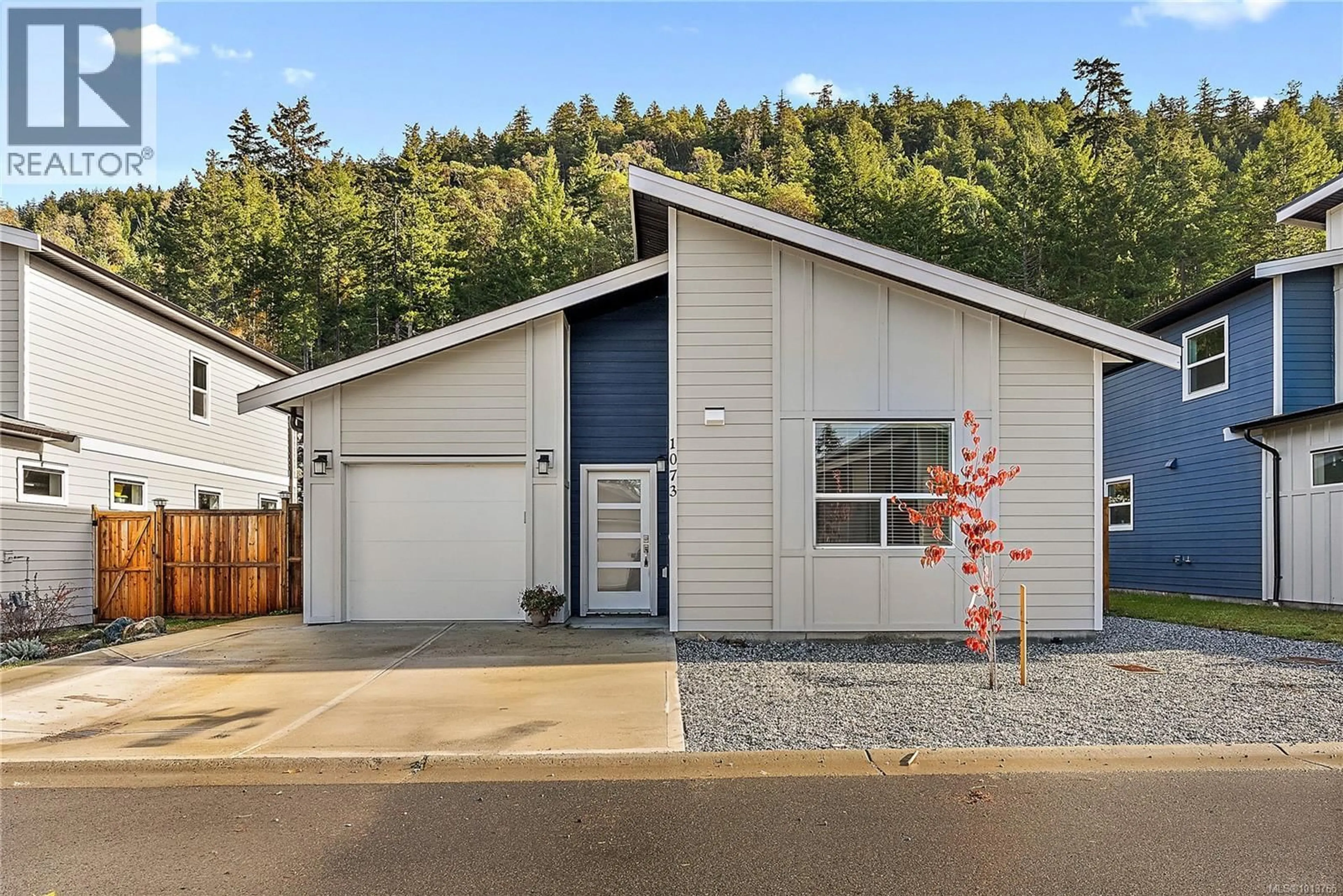 Home with vinyl exterior material, street for 1073 GAMMON WAY, Shawnigan Lake British Columbia V0R2W3
