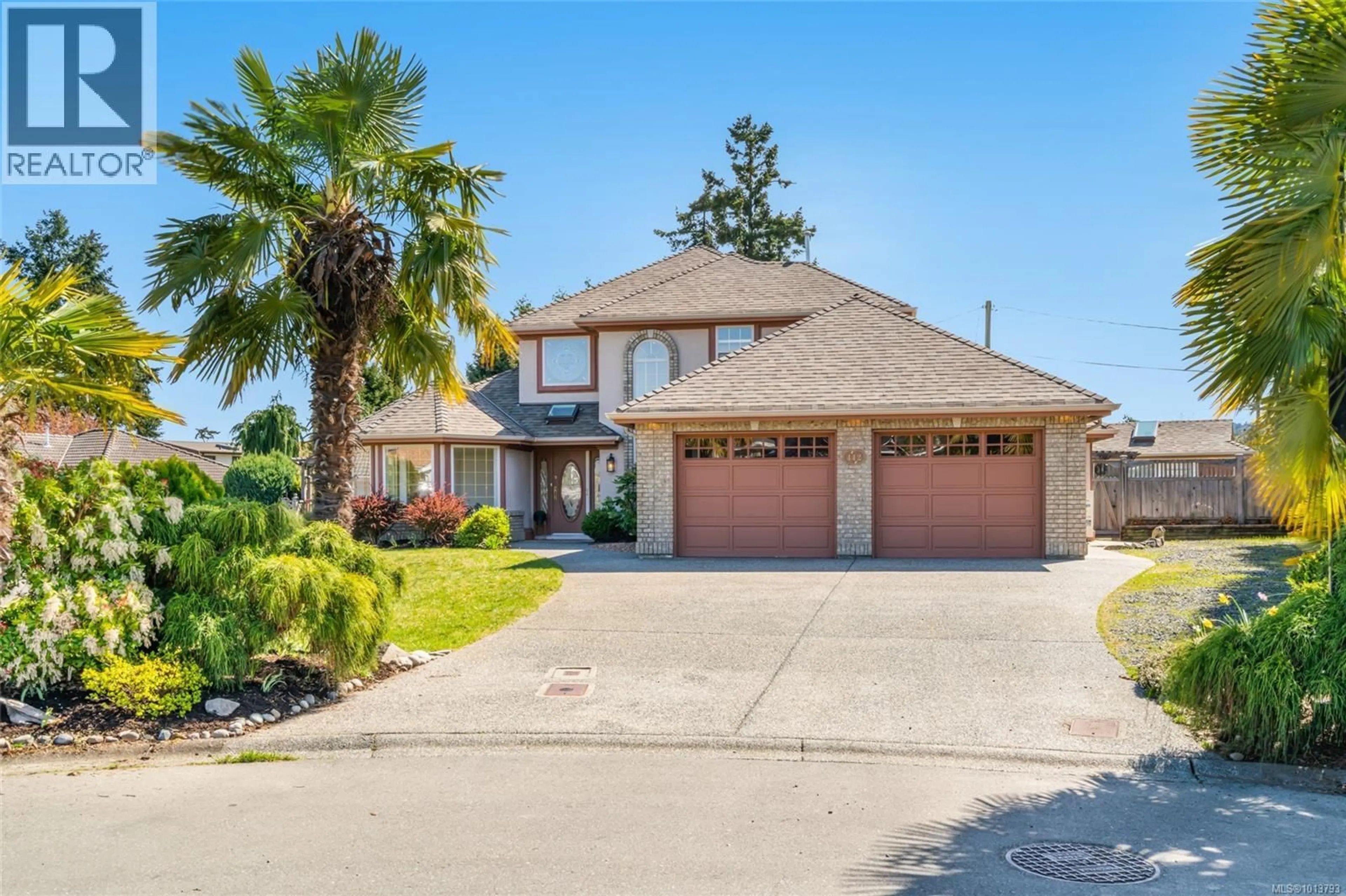 Home with brick exterior material, street for 442 HEATHER PLACE, Parksville British Columbia V9P1A2