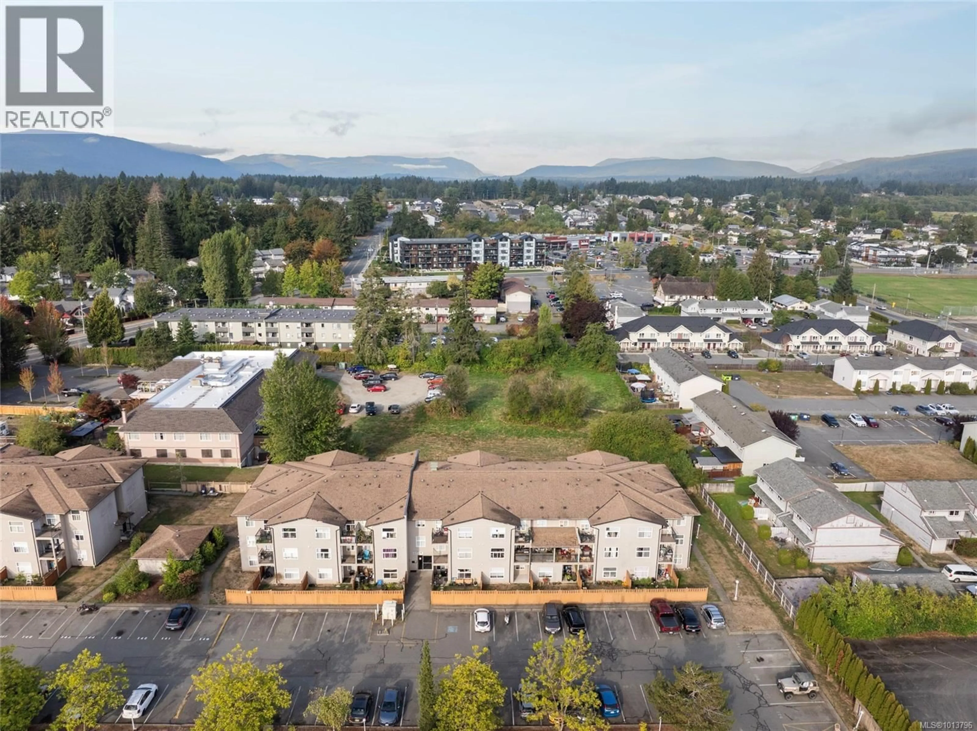 A pic from outside/outdoor area/front of a property/back of a property/a pic from drone, mountain view for 226 - 3215 COWICHAN LAKE ROAD, Duncan British Columbia V9L5G5