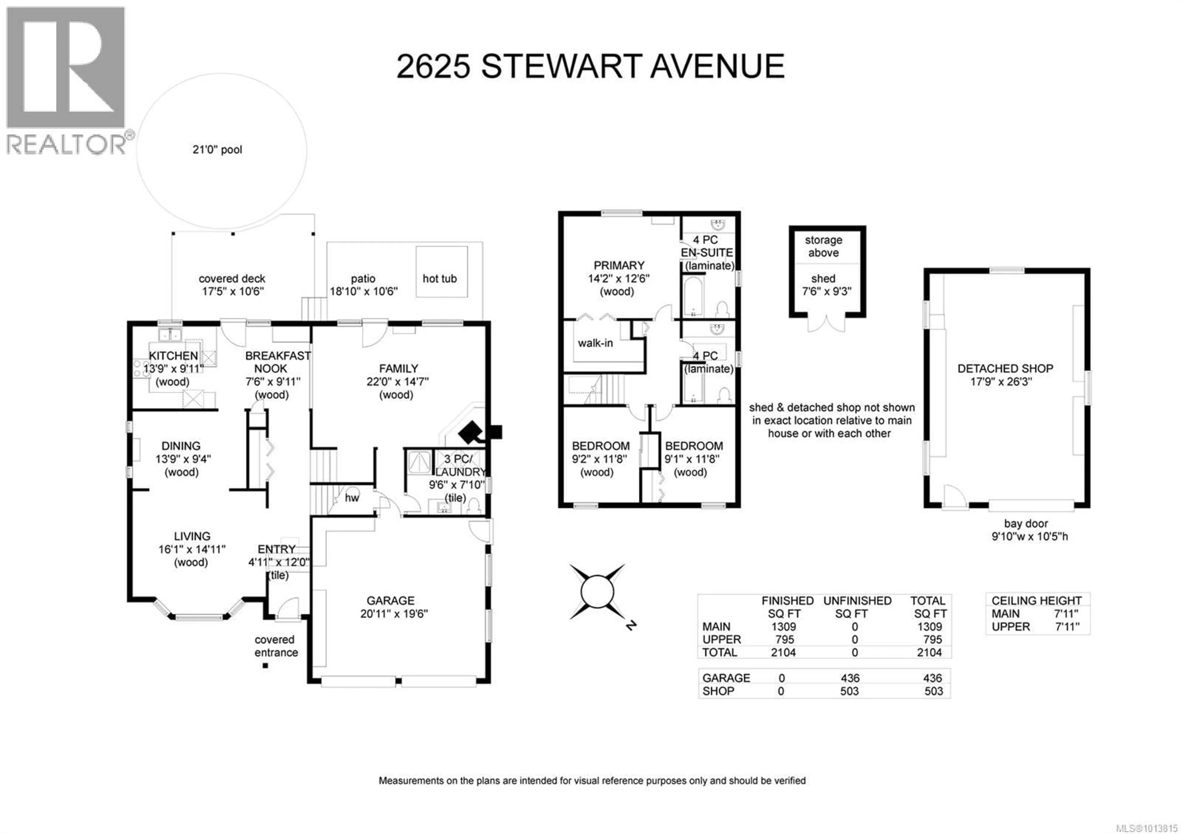 Floor plan for 2625 STEWART AVENUE, Courtenay British Columbia V9N7K4