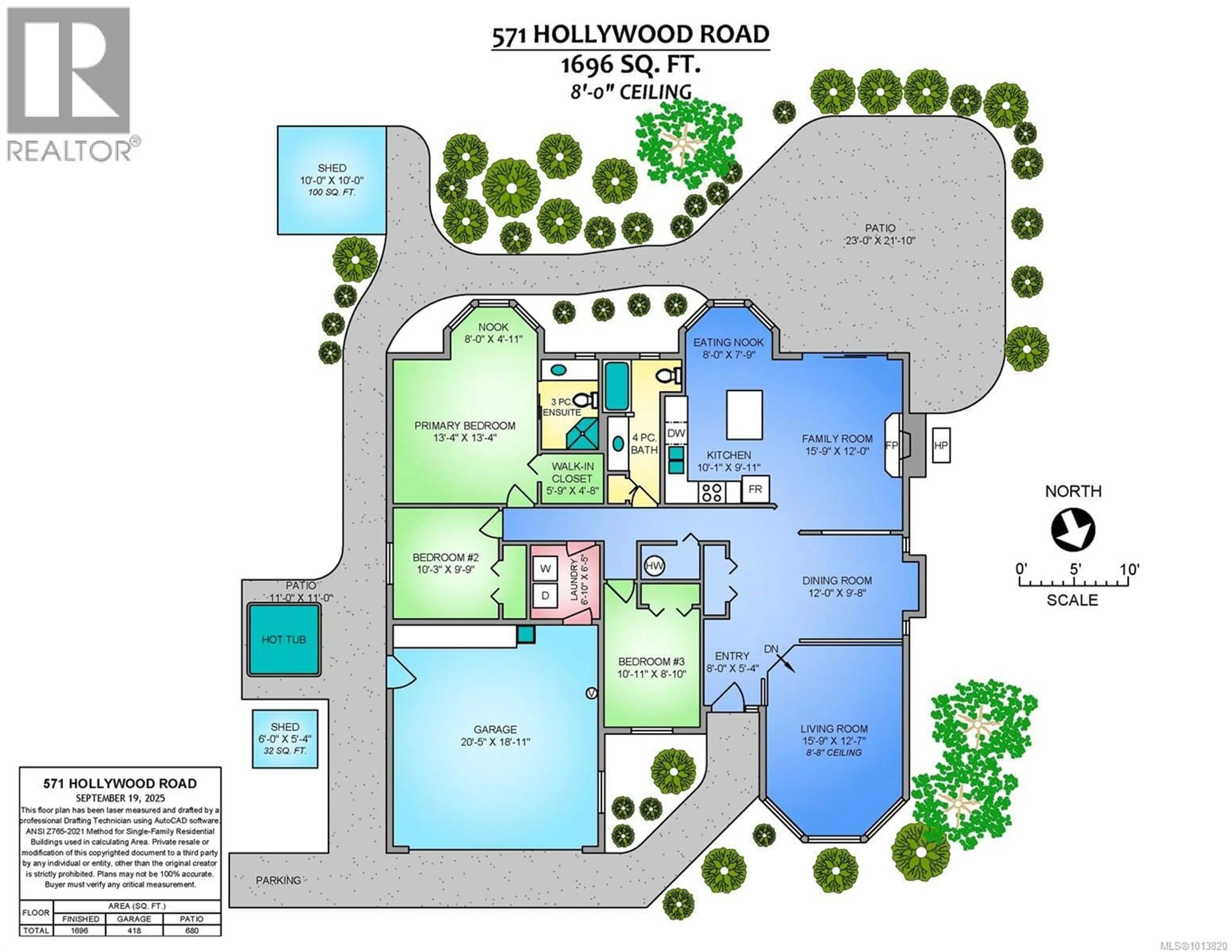 Floor plan for 571 HOLLYWOOD ROAD, Qualicum Beach British Columbia V9K1A1