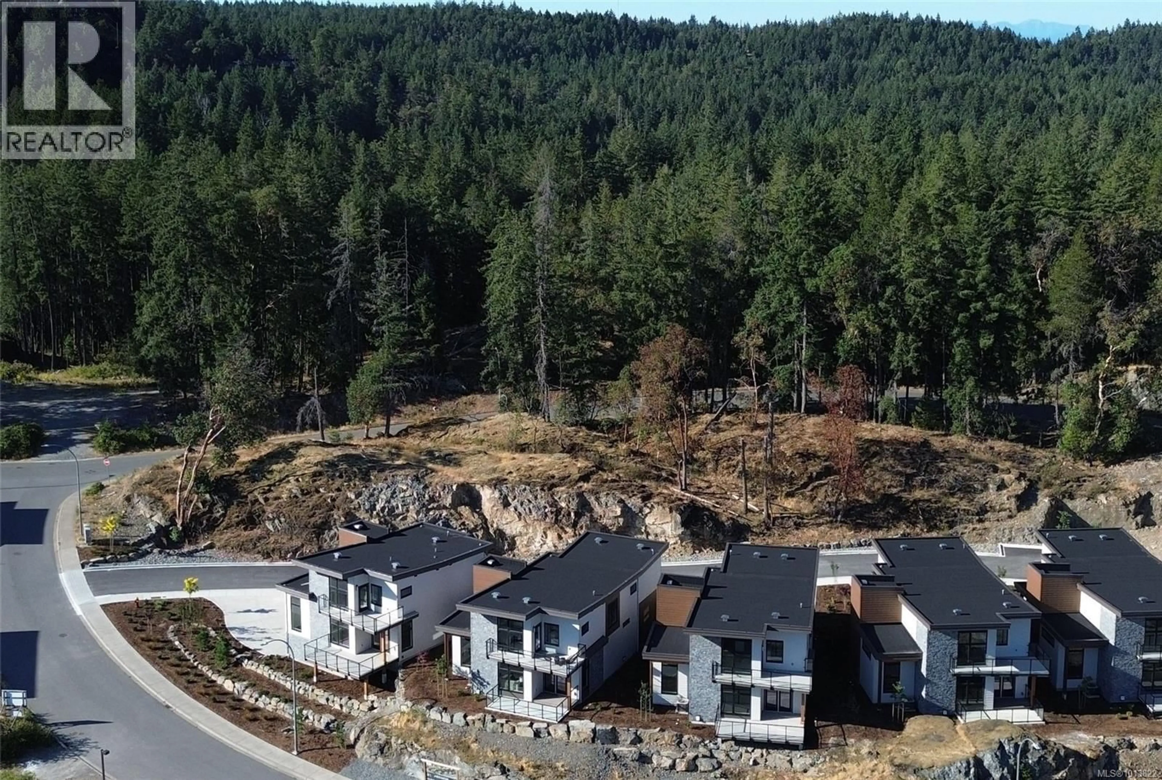 A pic from outside/outdoor area/front of a property/back of a property/a pic from drone, forest/trees view for 101 - 1220 MANZANITA PLACE, Nanaimo British Columbia V9T0L7