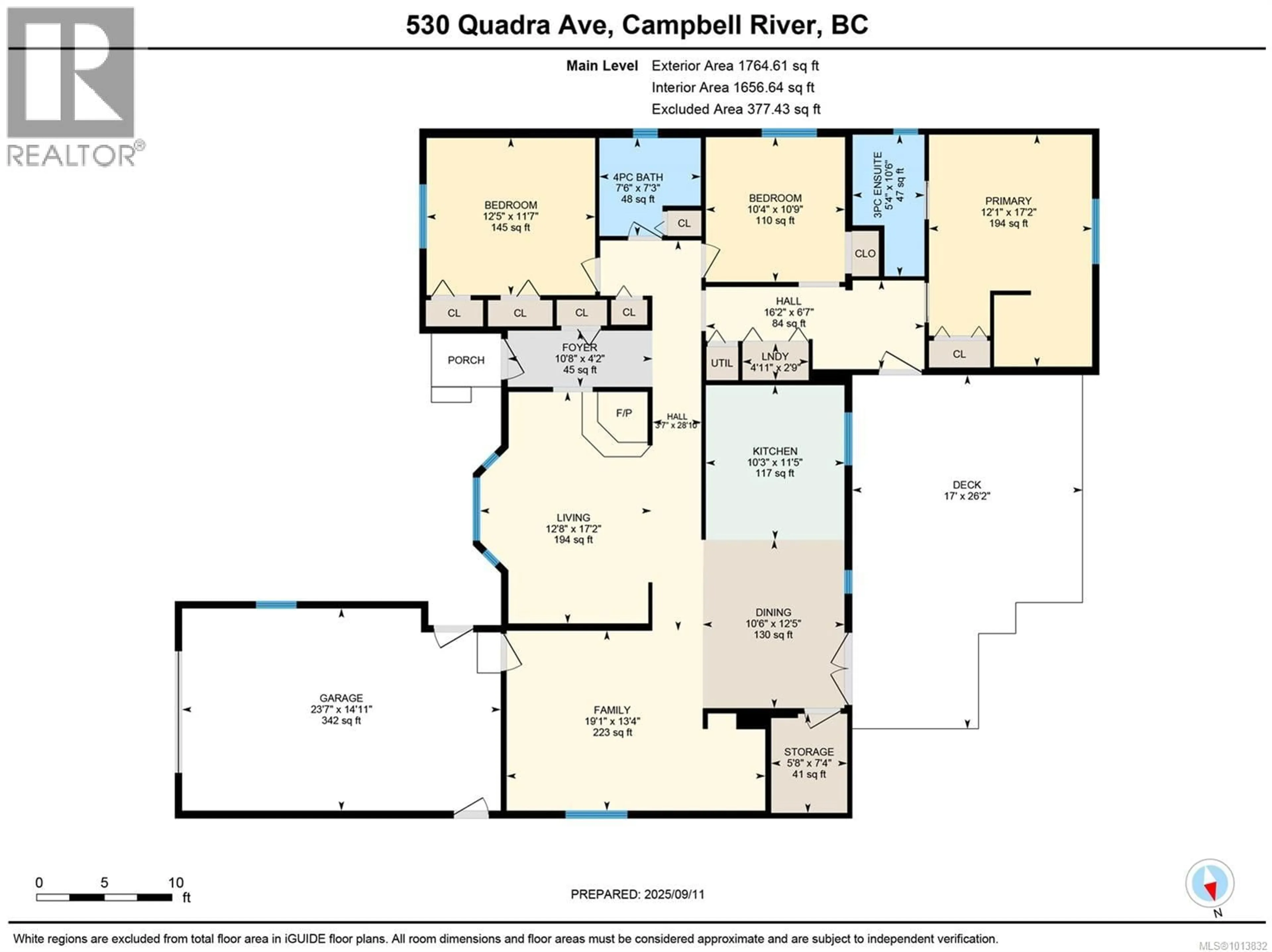 Floor plan for 530 QUADRA AVENUE, Campbell River British Columbia V9W6V2