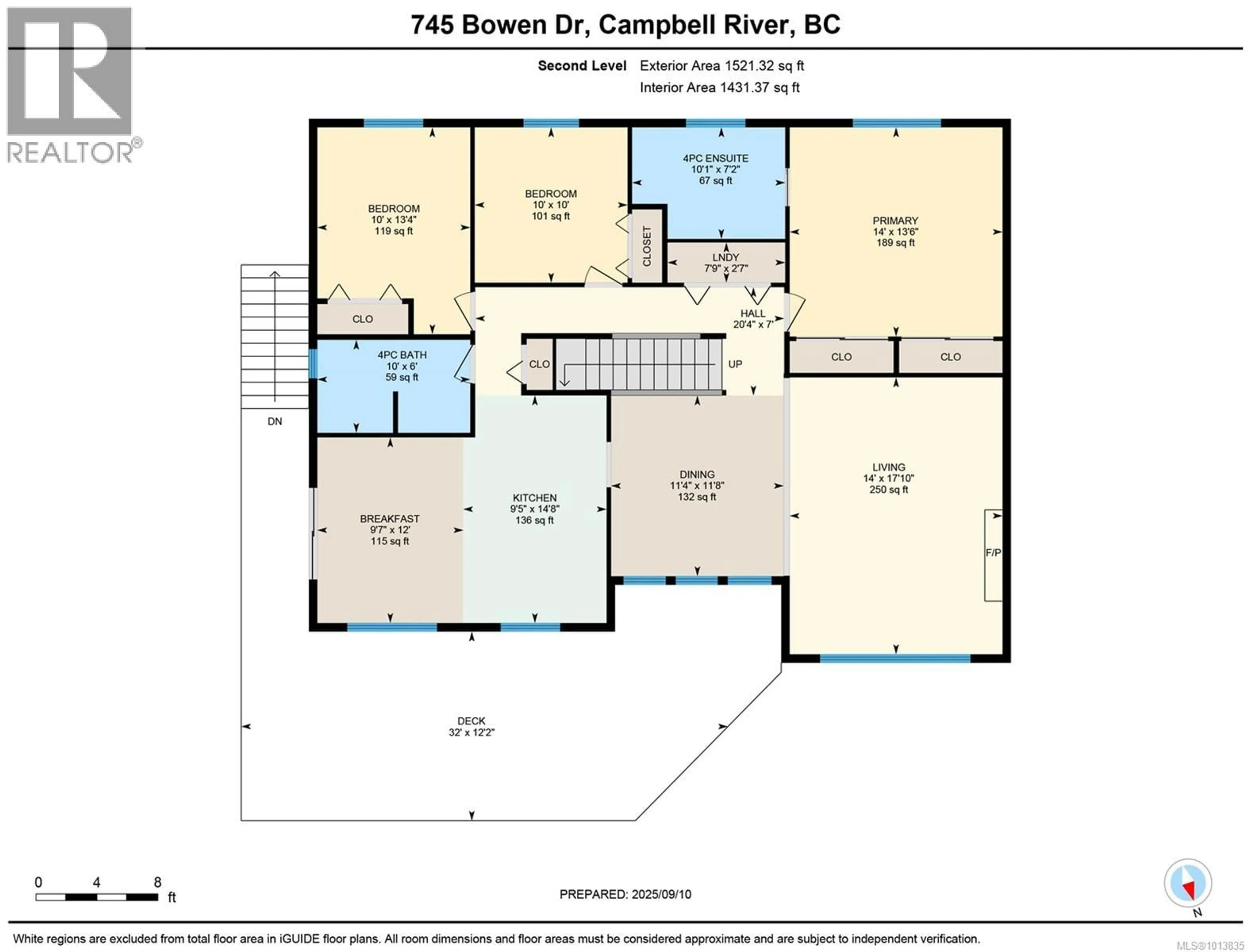 Floor plan for 745 BOWEN ROAD, Campbell River British Columbia V9H1S2