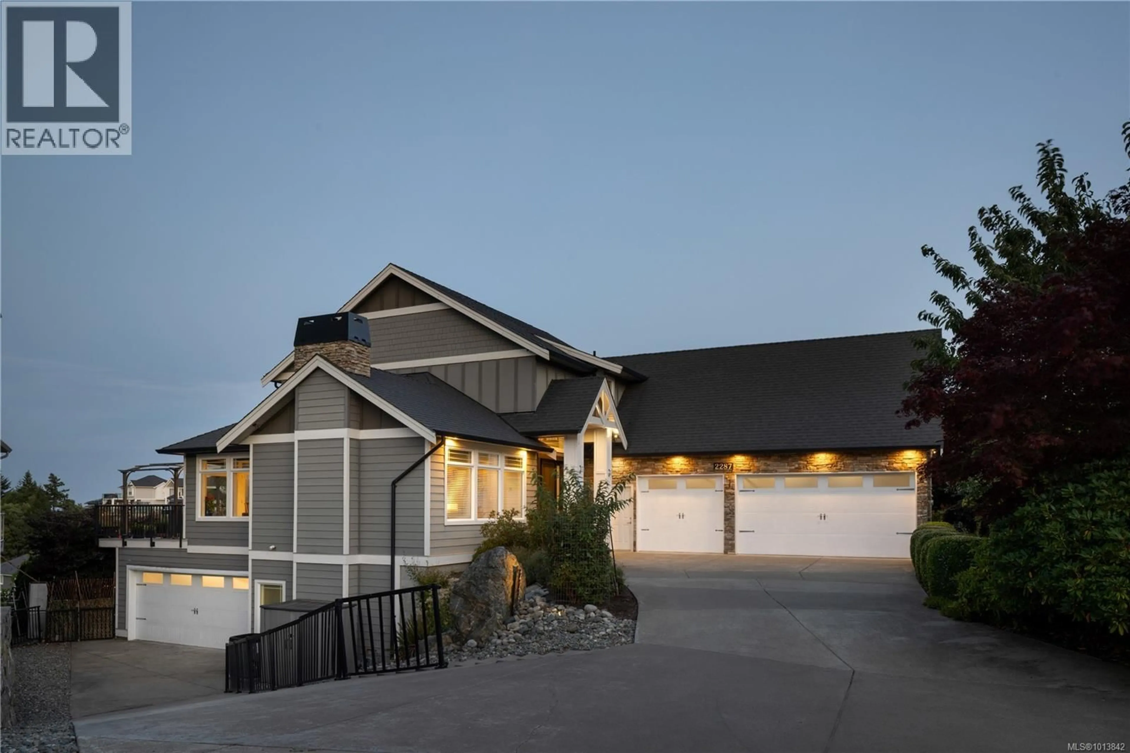 Home with vinyl exterior material, street for 2287 NICKLAUS DRIVE, Langford British Columbia V9B0L2