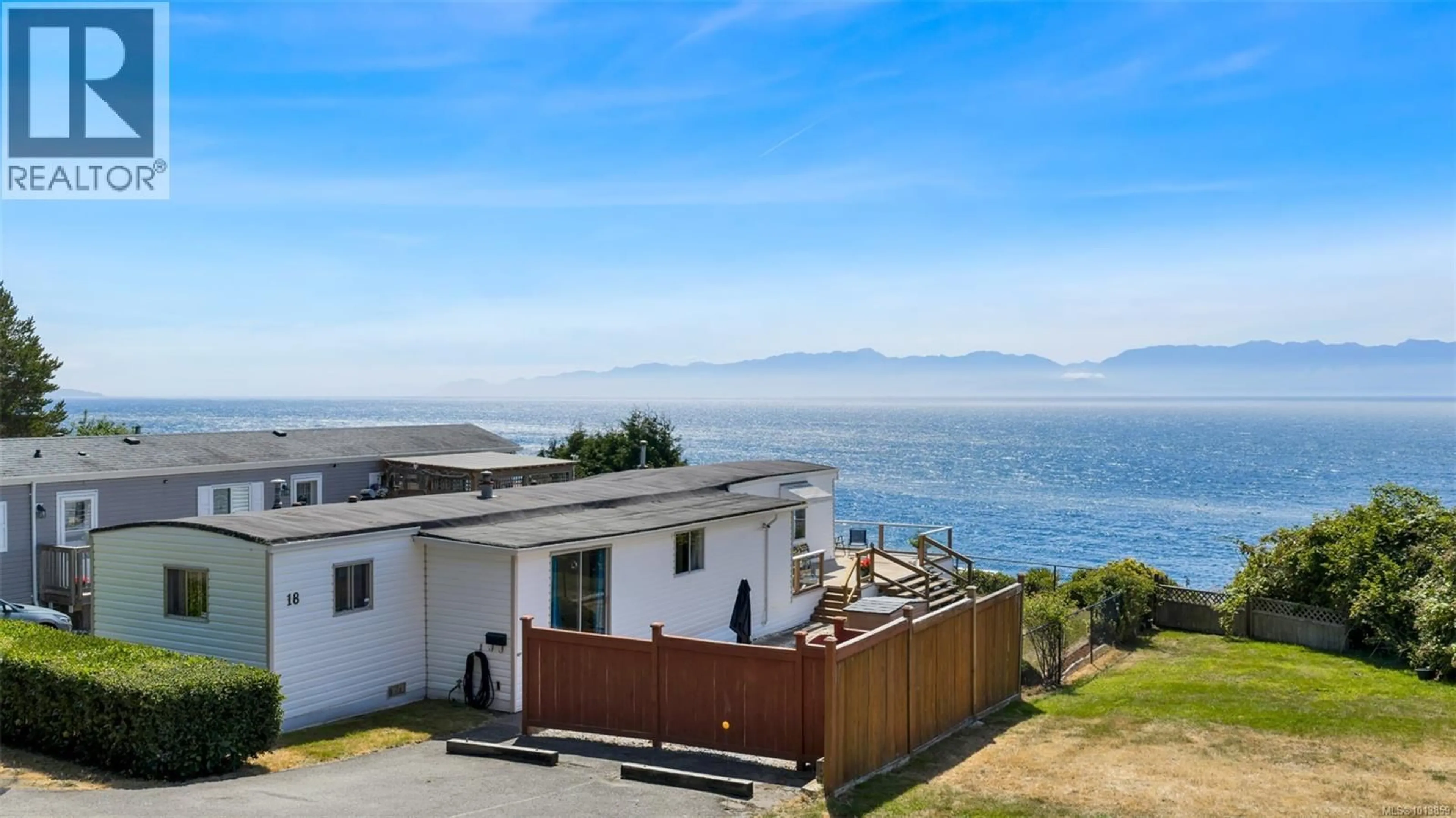 A pic from outside/outdoor area/front of a property/back of a property/a pic from drone, water/lake/river/ocean view for 18 - 8177 WEST COAST ROAD, Sooke British Columbia V9Z1E2