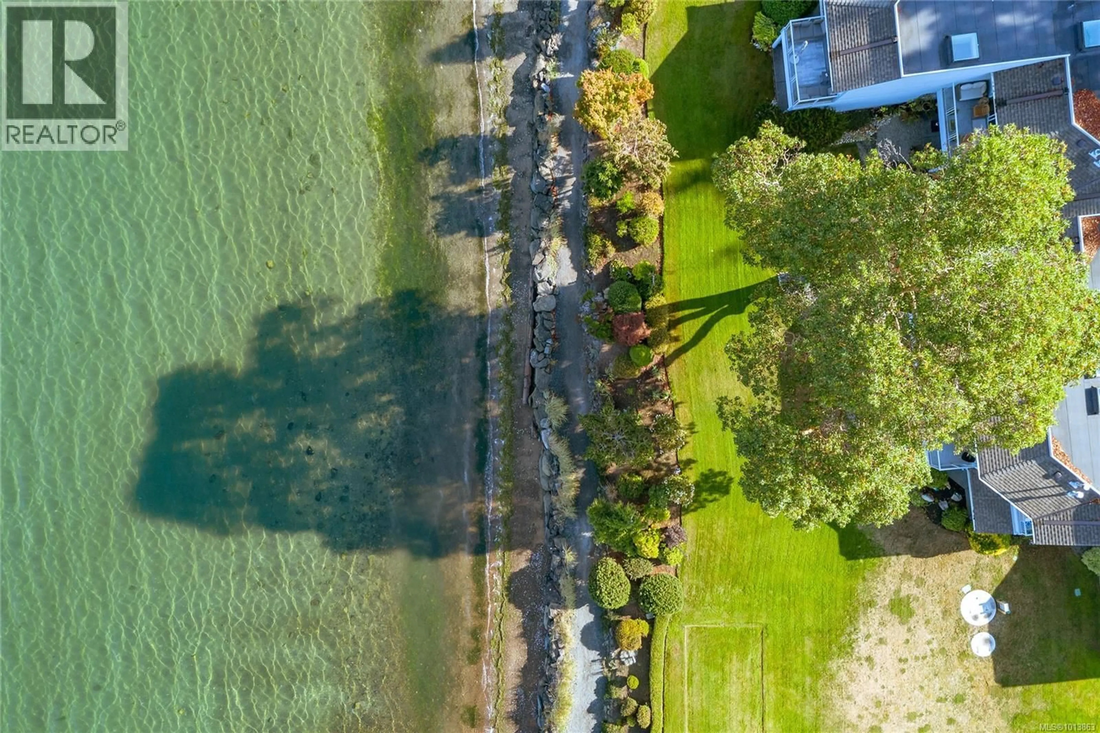 A pic from outside/outdoor area/front of a property/back of a property/a pic from drone, water/lake/river/ocean view for 615 - 1600 STROULGER ROAD, Nanoose Bay British Columbia V9P9B7