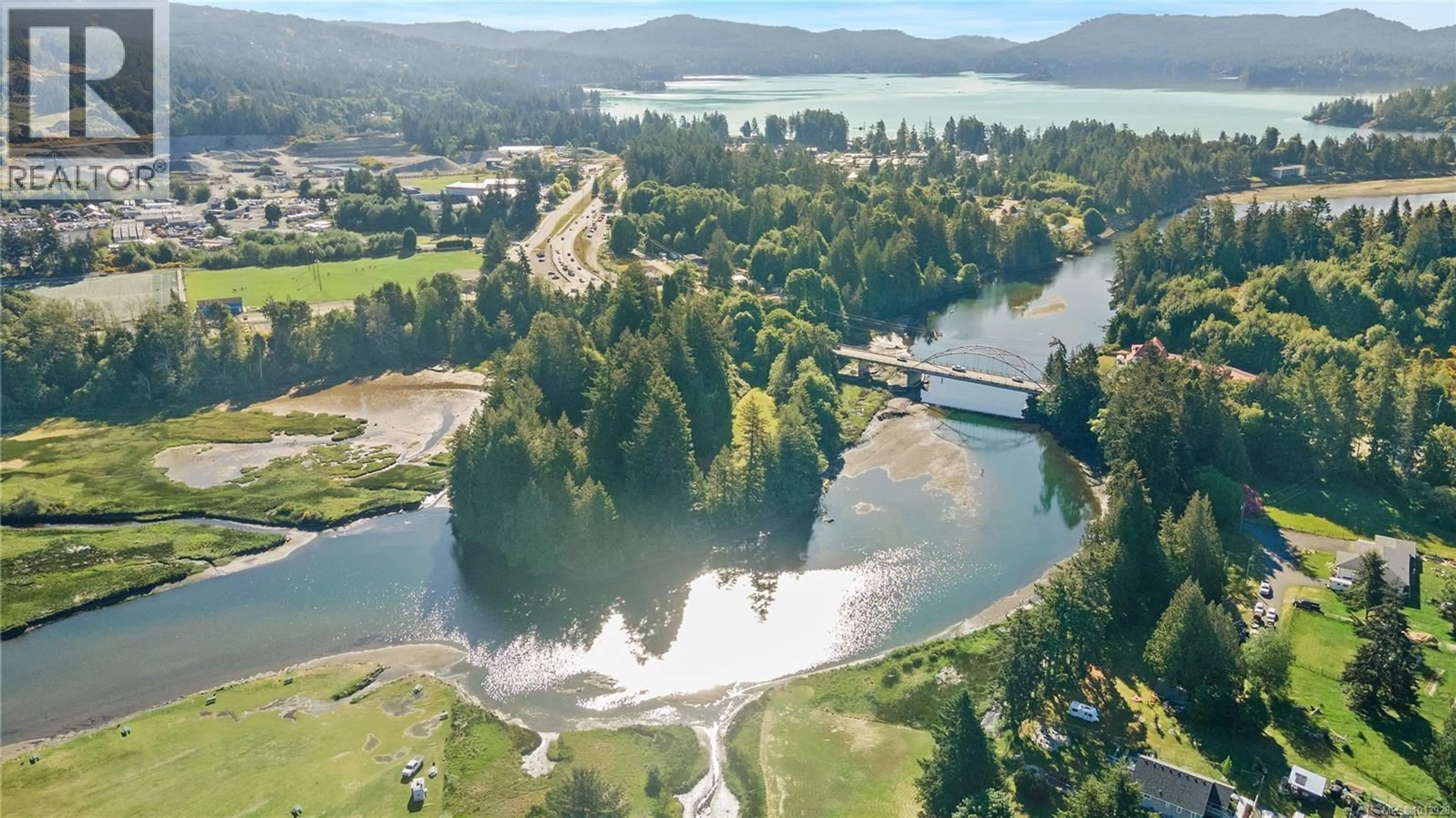 A pic from outside/outdoor area/front of a property/back of a property/a pic from drone, water/lake/river/ocean view for 6280 SOOKE ROAD, Sooke British Columbia V9Z0G7