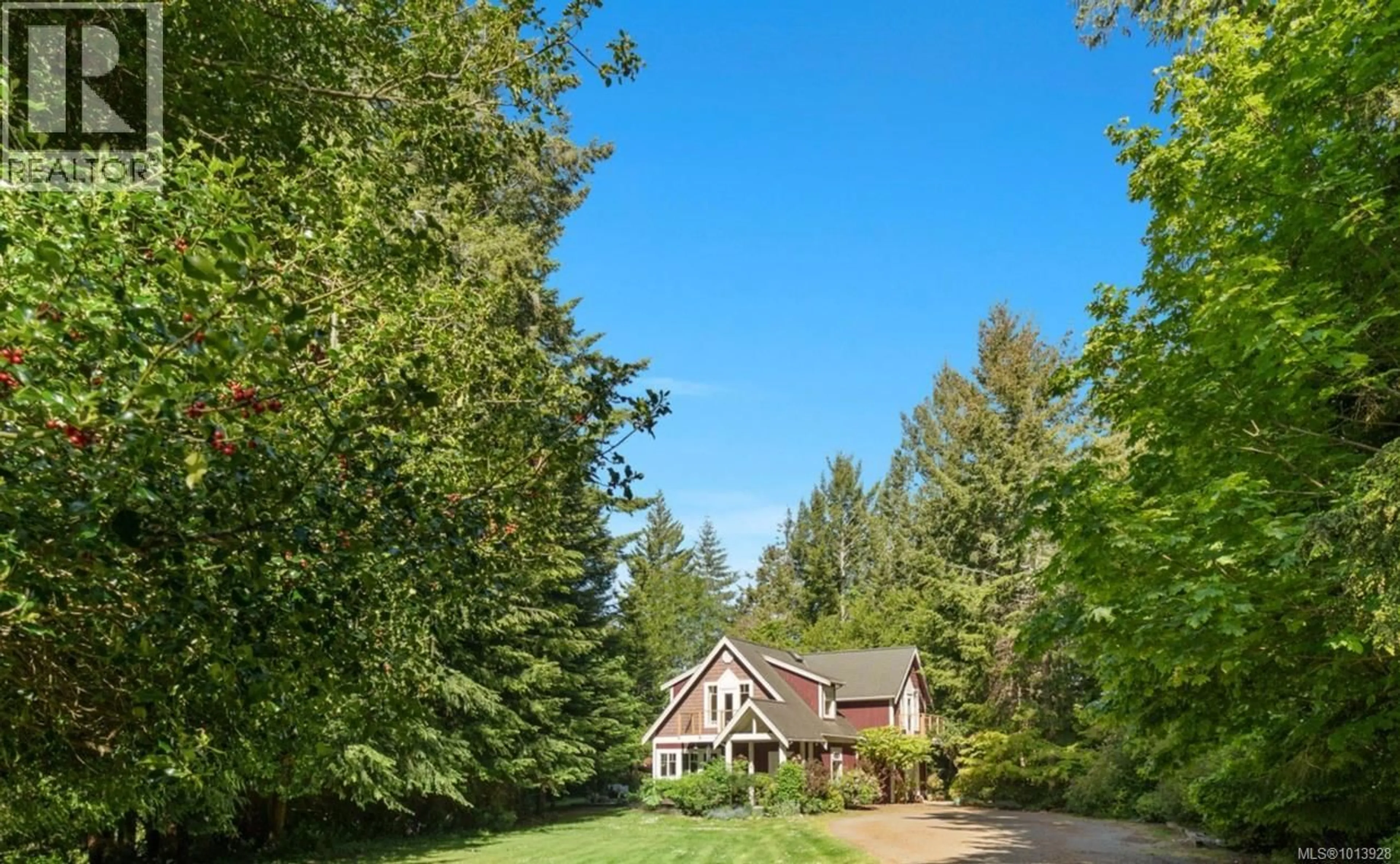 A pic from outside/outdoor area/front of a property/back of a property/a pic from drone, forest/trees view for 6280 SOOKE ROAD, Sooke British Columbia V9Z0G7
