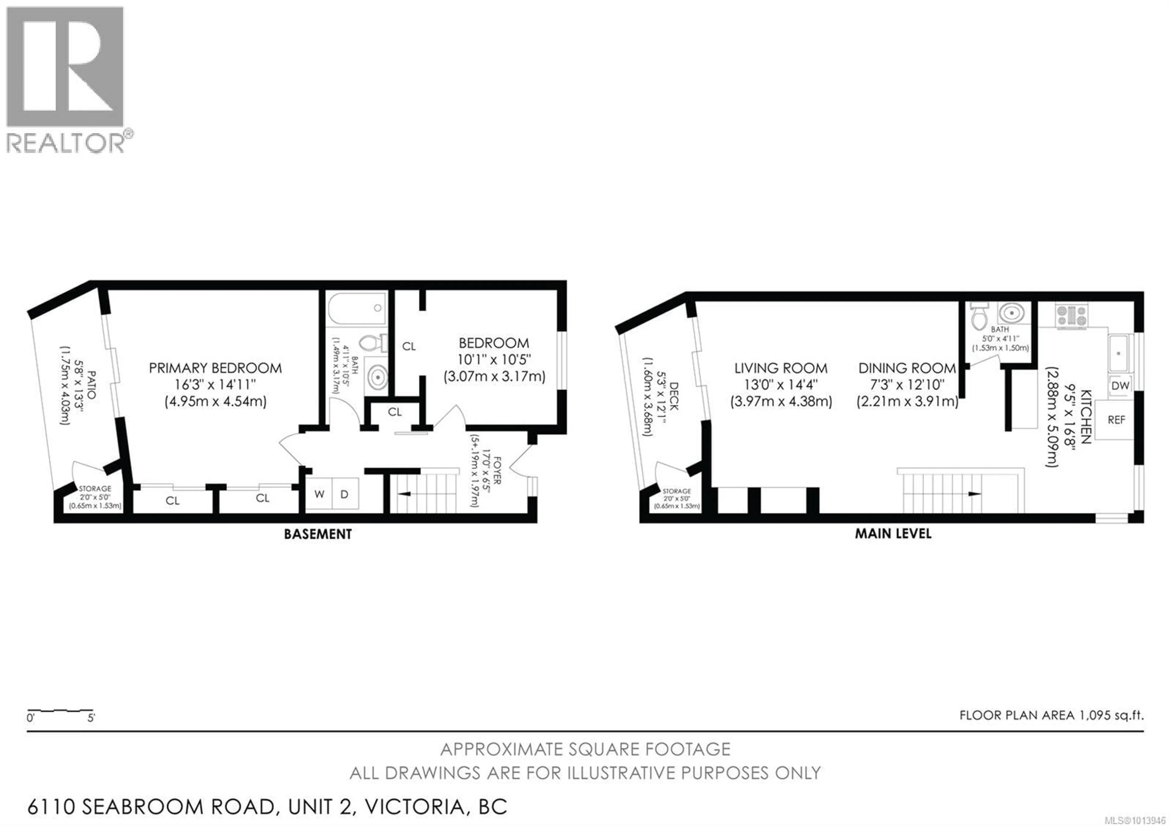 Floor plan for 2 - 6110 SEABROOM ROAD, Sooke British Columbia V9Z0B8