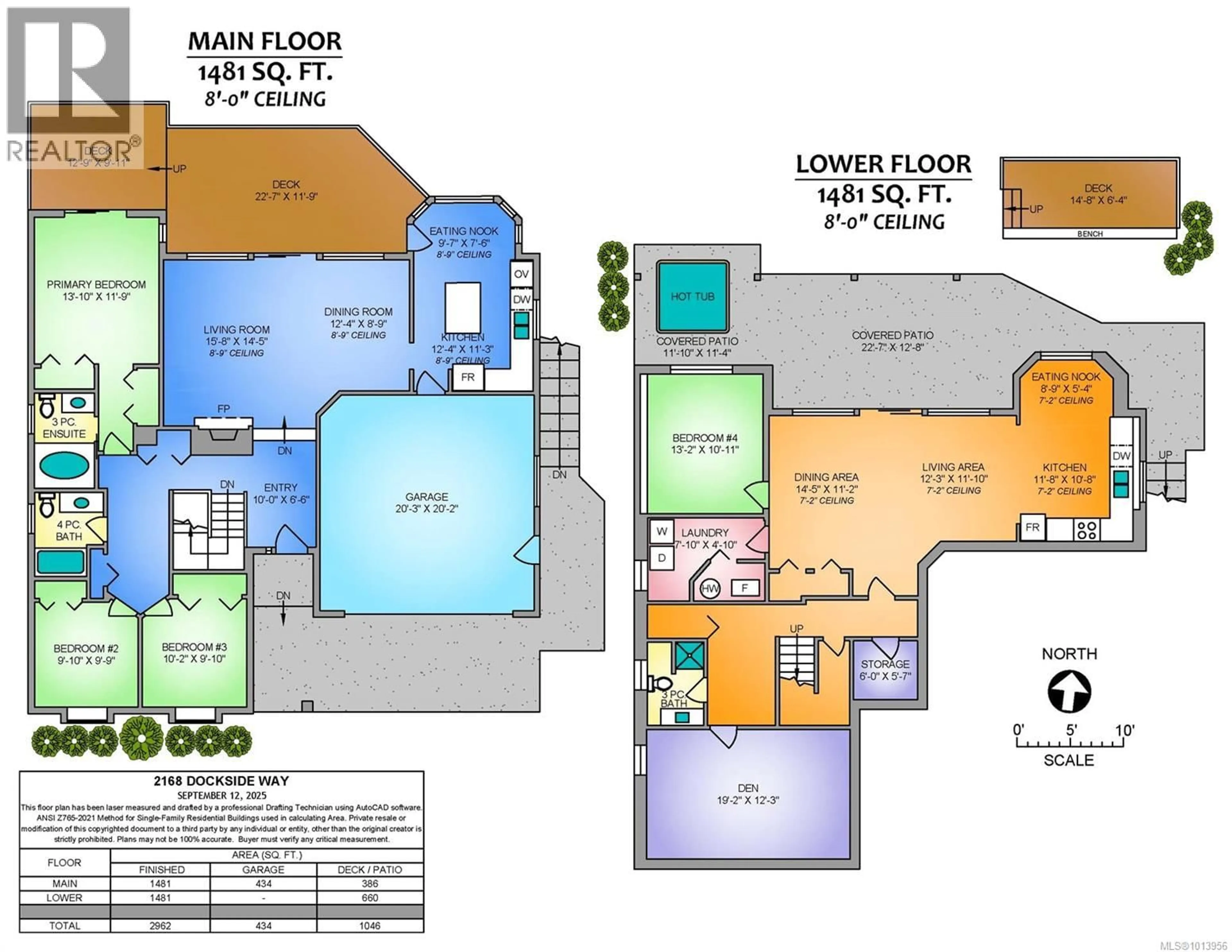 Floor plan for 2168 DOCKSIDE WAY, Nanaimo British Columbia V9R6T7
