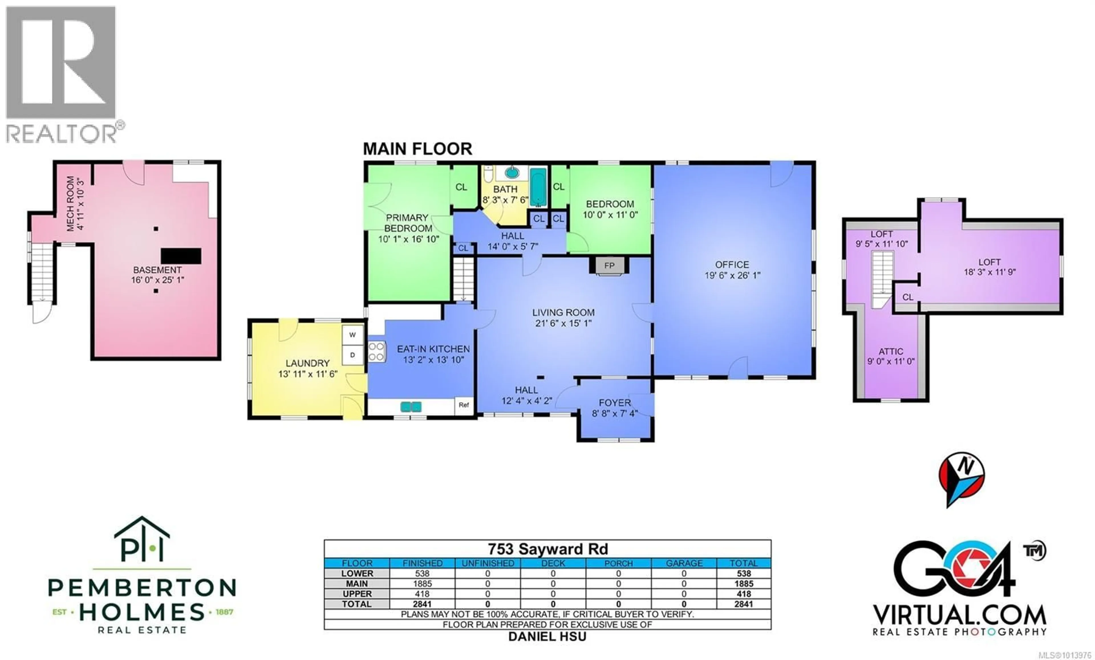 Floor plan for 753 SAYWARD ROAD, Saanich British Columbia V8Y1R3