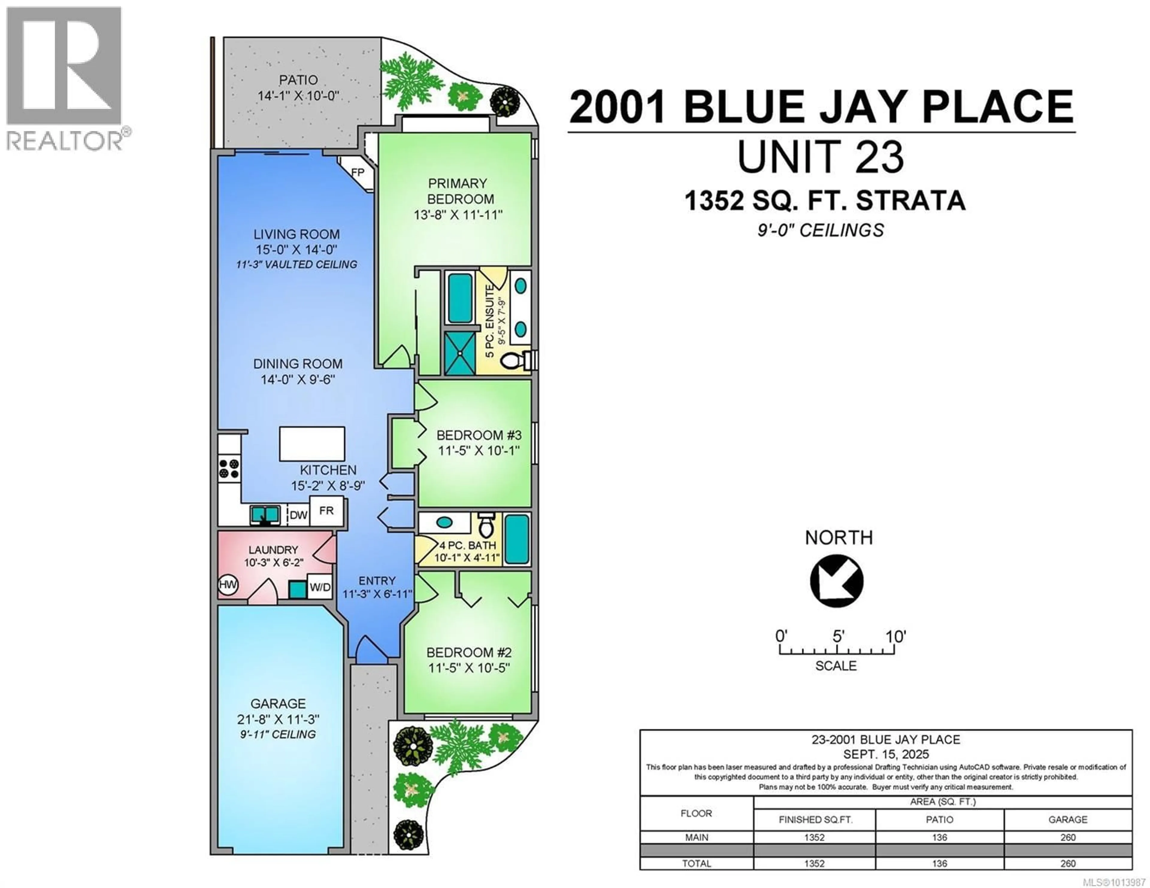 Floor plan for 23 - 2001 BLUE JAY PLACE, Courtenay British Columbia V9N4A8