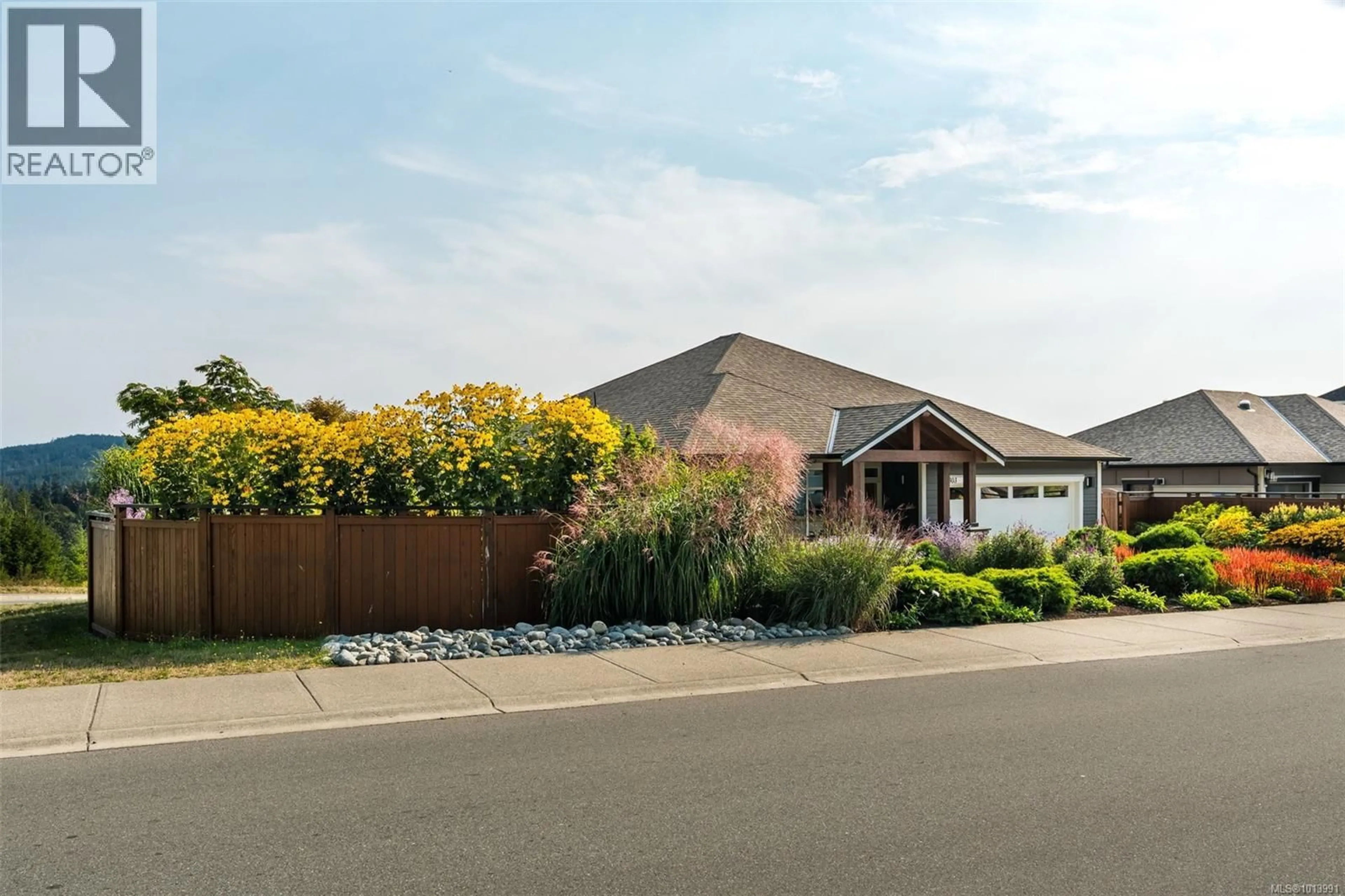 A pic from outside/outdoor area/front of a property/back of a property/a pic from drone, street for 6303 RIVERSTONE DRIVE, Sooke British Columbia V9Z1N4
