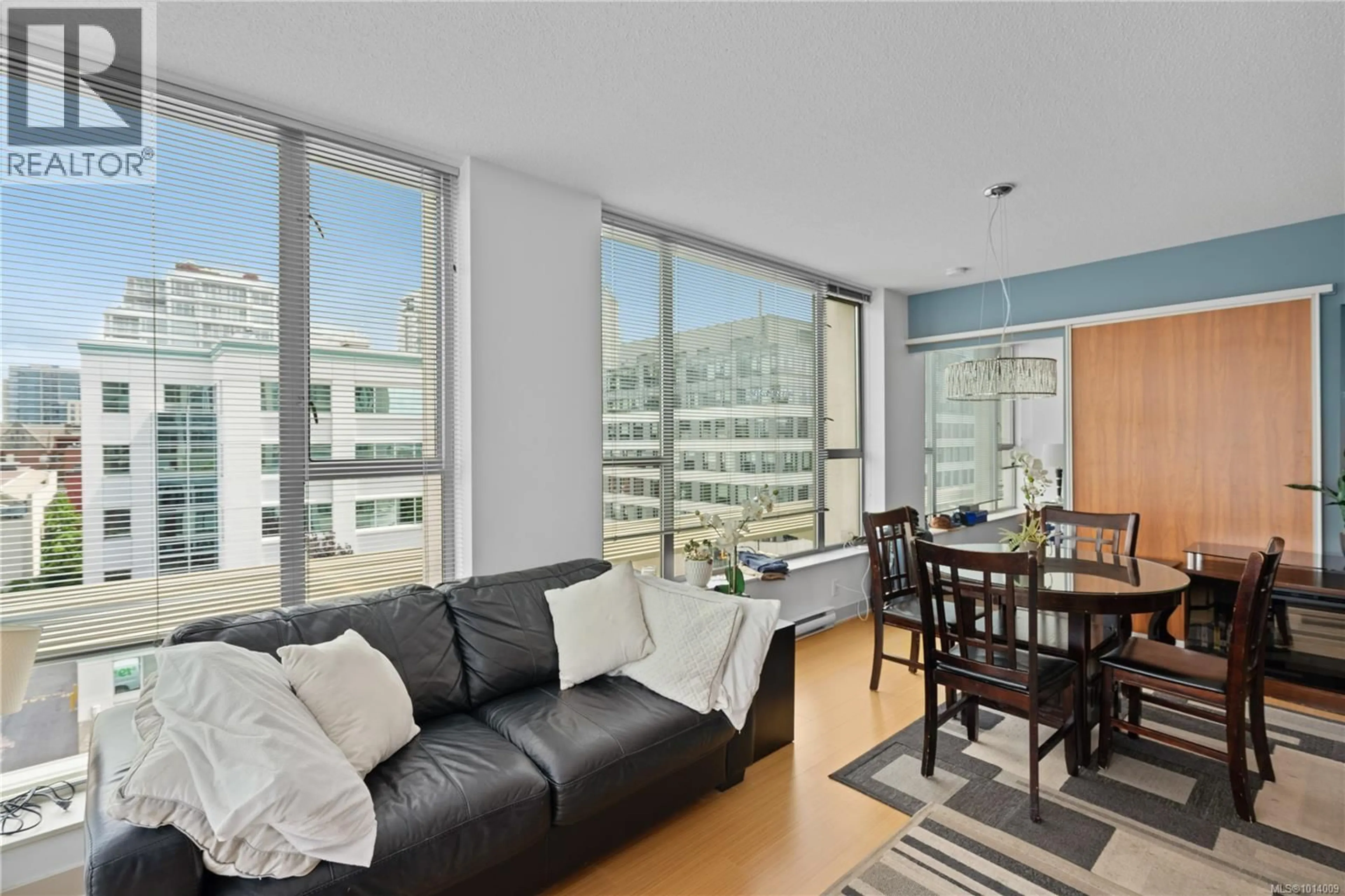 Living room with furniture, unknown for 606 - 760 JOHNSON STREET, Victoria British Columbia V8W1N1