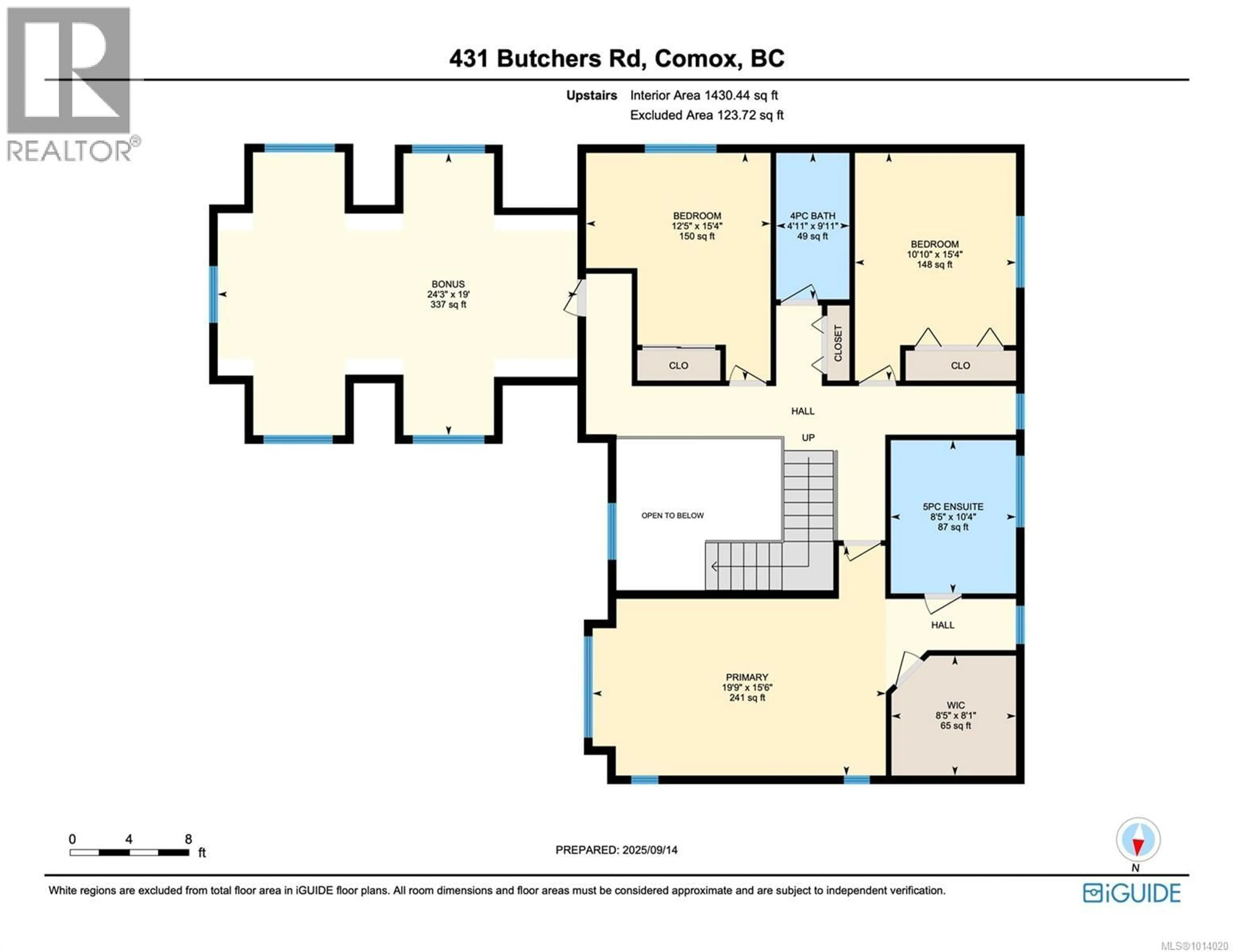Floor plan for 431 BUTCHERS ROAD, Comox British Columbia V9M3W6