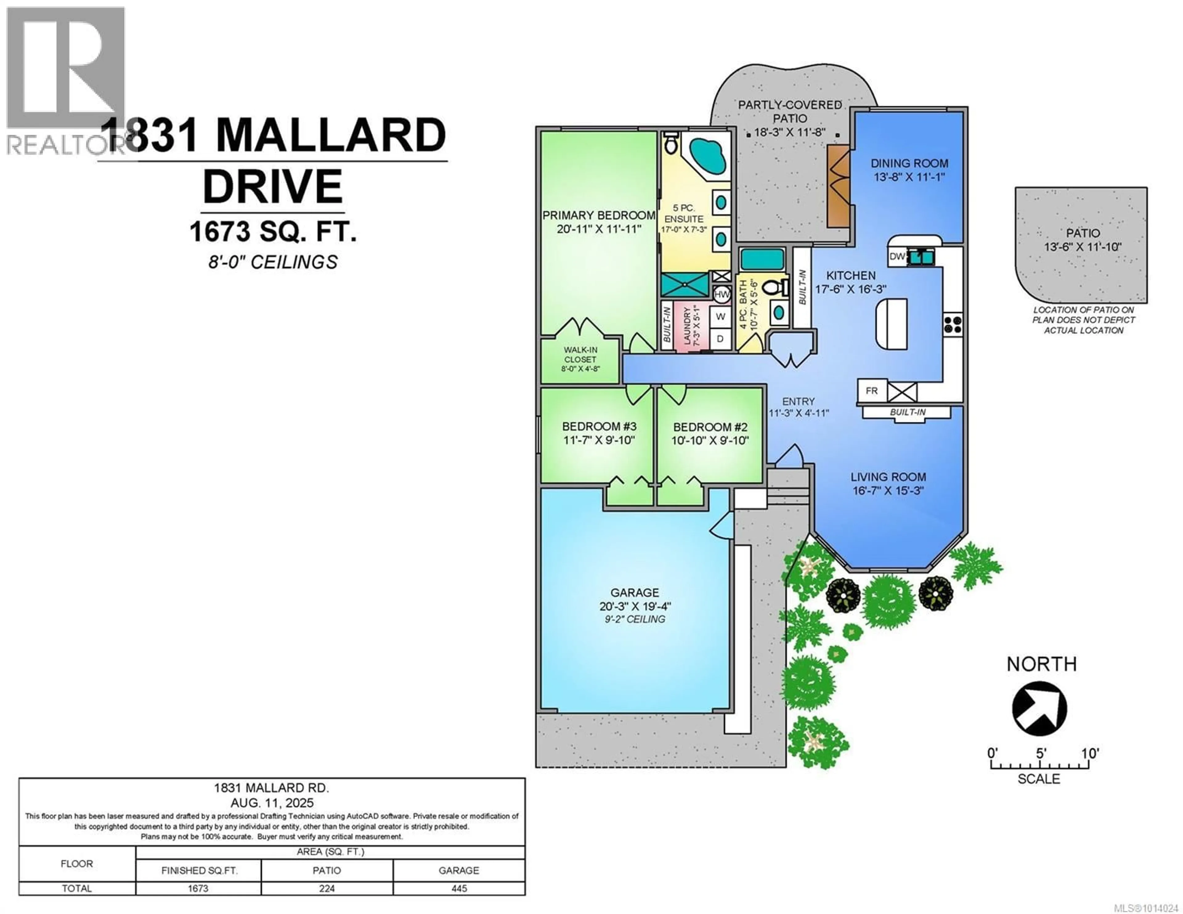 Floor plan for 1831 MALLARD DRIVE, Courtenay British Columbia V9N8M1