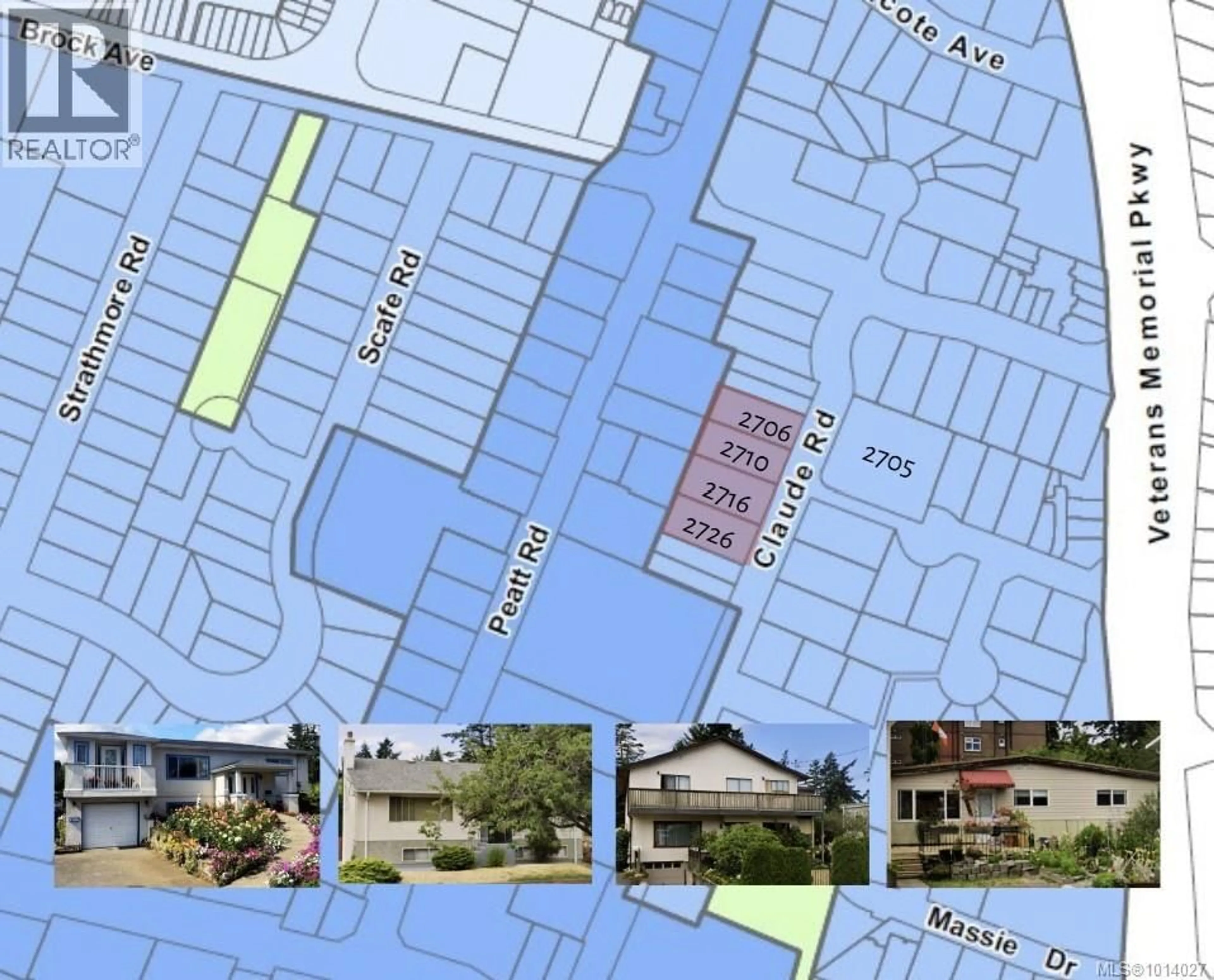 Picture of a map for 2726 CLAUDE ROAD, Langford British Columbia V9B5T6