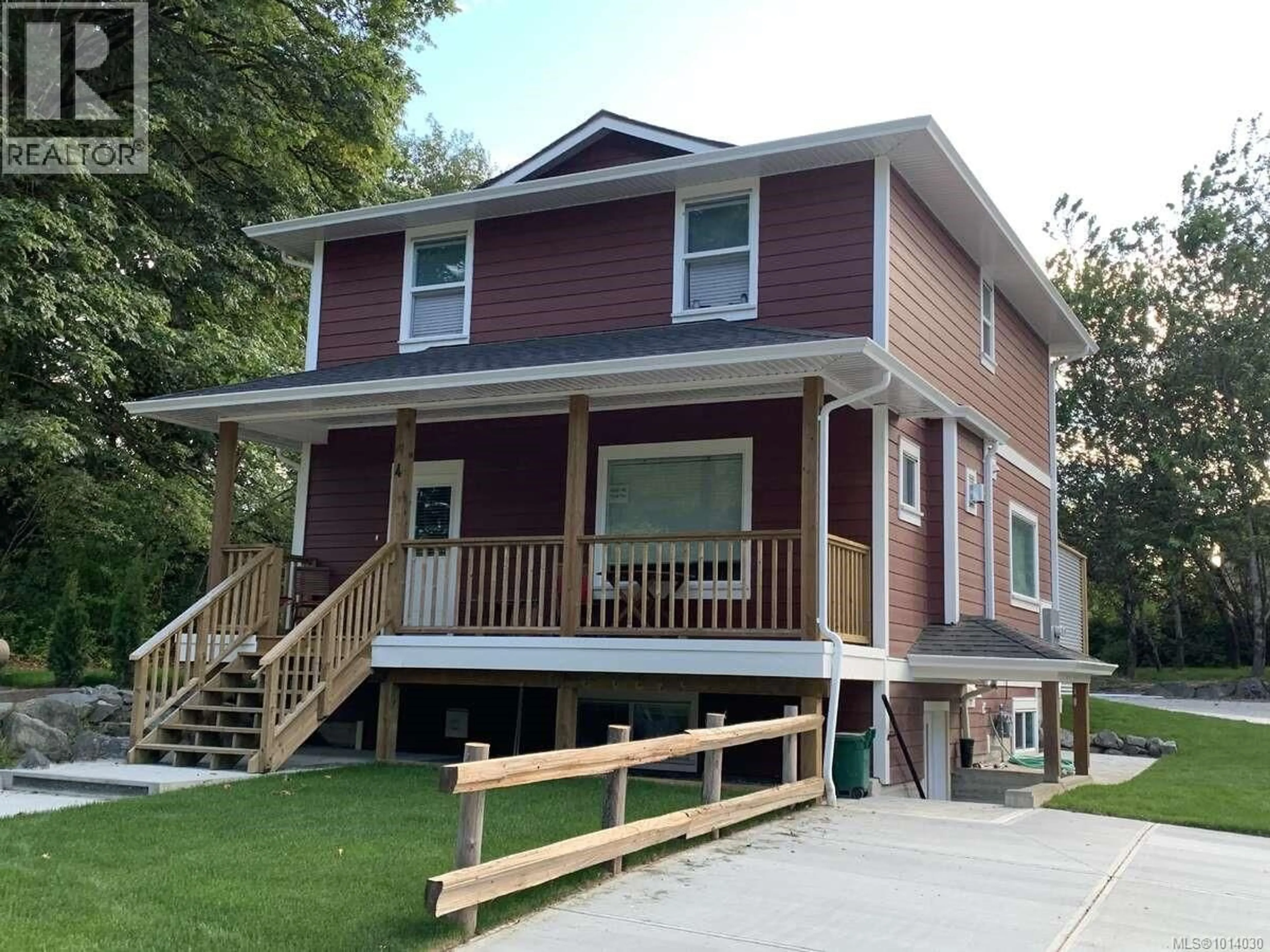 Home with vinyl exterior material, street for 4 - 6146 RYALL ROAD, Duncan British Columbia V9L2H7
