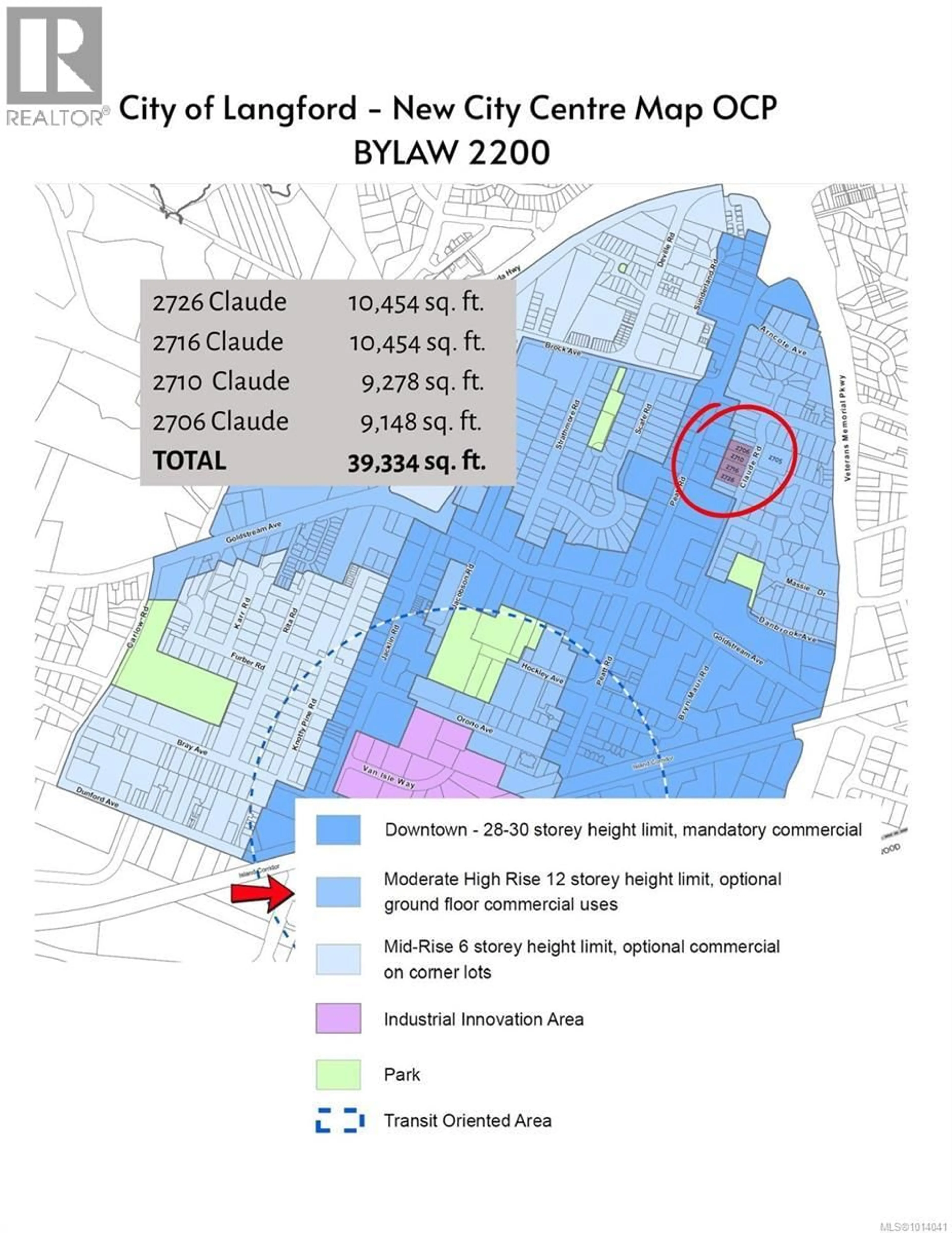 Picture of a map for 2710 CLAUDE ROAD, Langford British Columbia V9B3T6