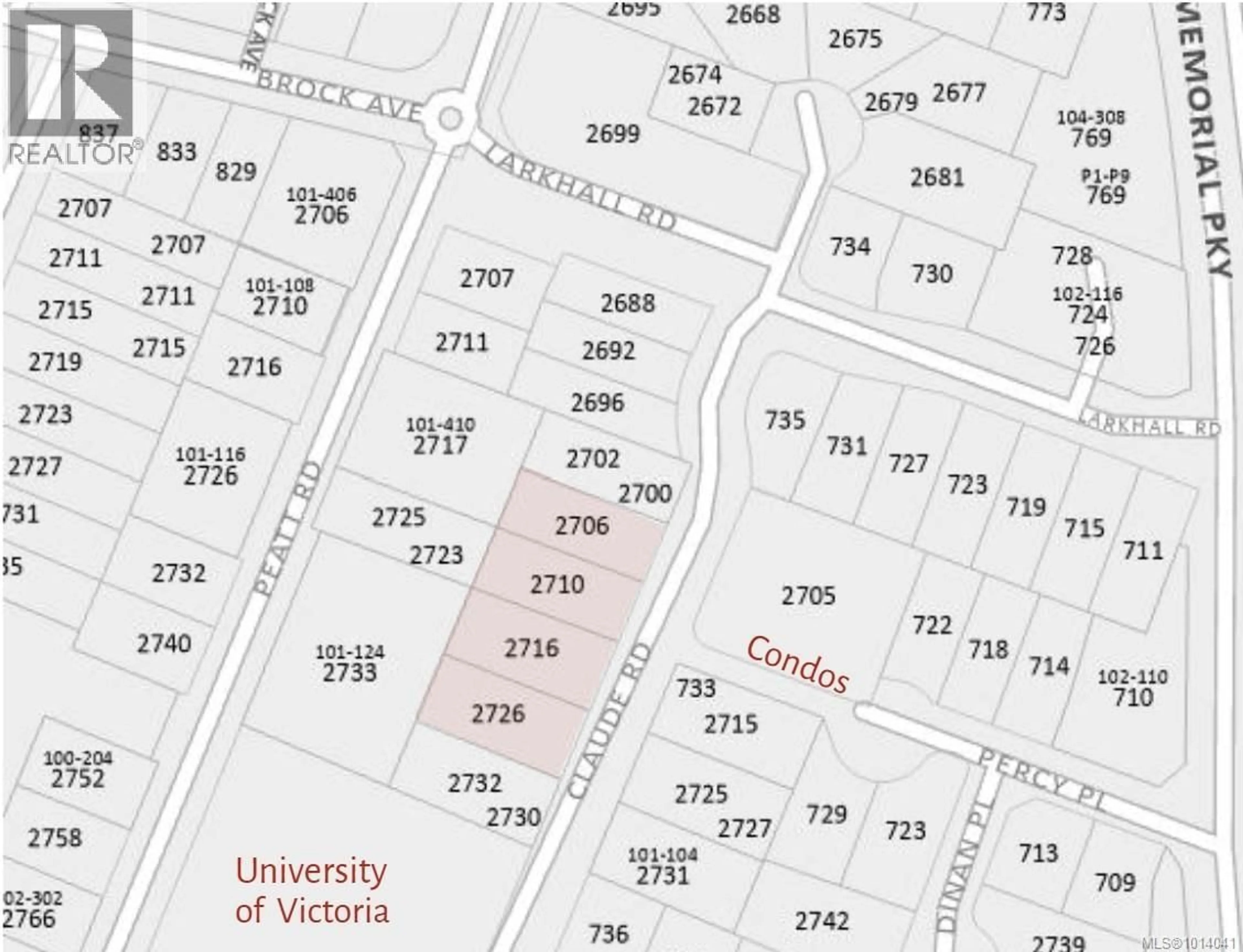Picture of a map for 2710 CLAUDE ROAD, Langford British Columbia V9B3T6