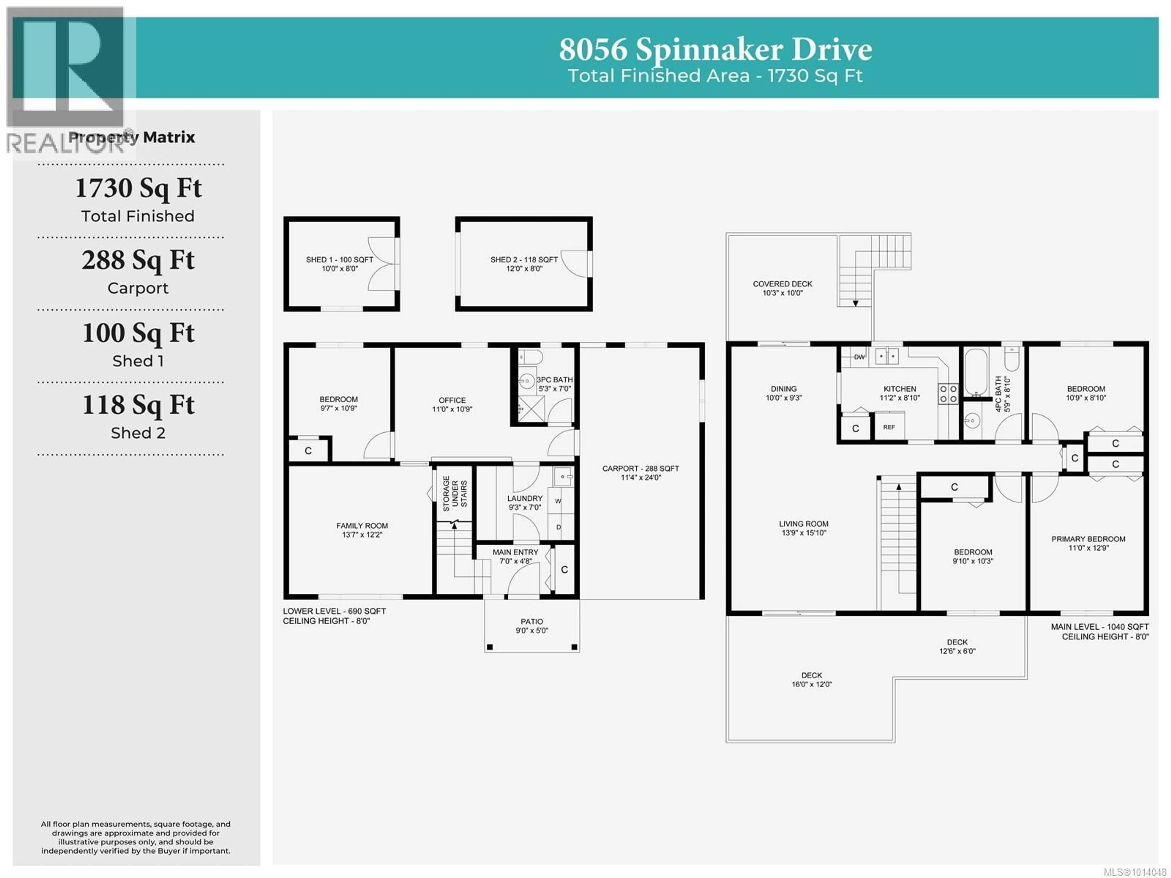 Floor plan for 8056 SPINNAKER DRIVE, Crofton British Columbia V0R1R0