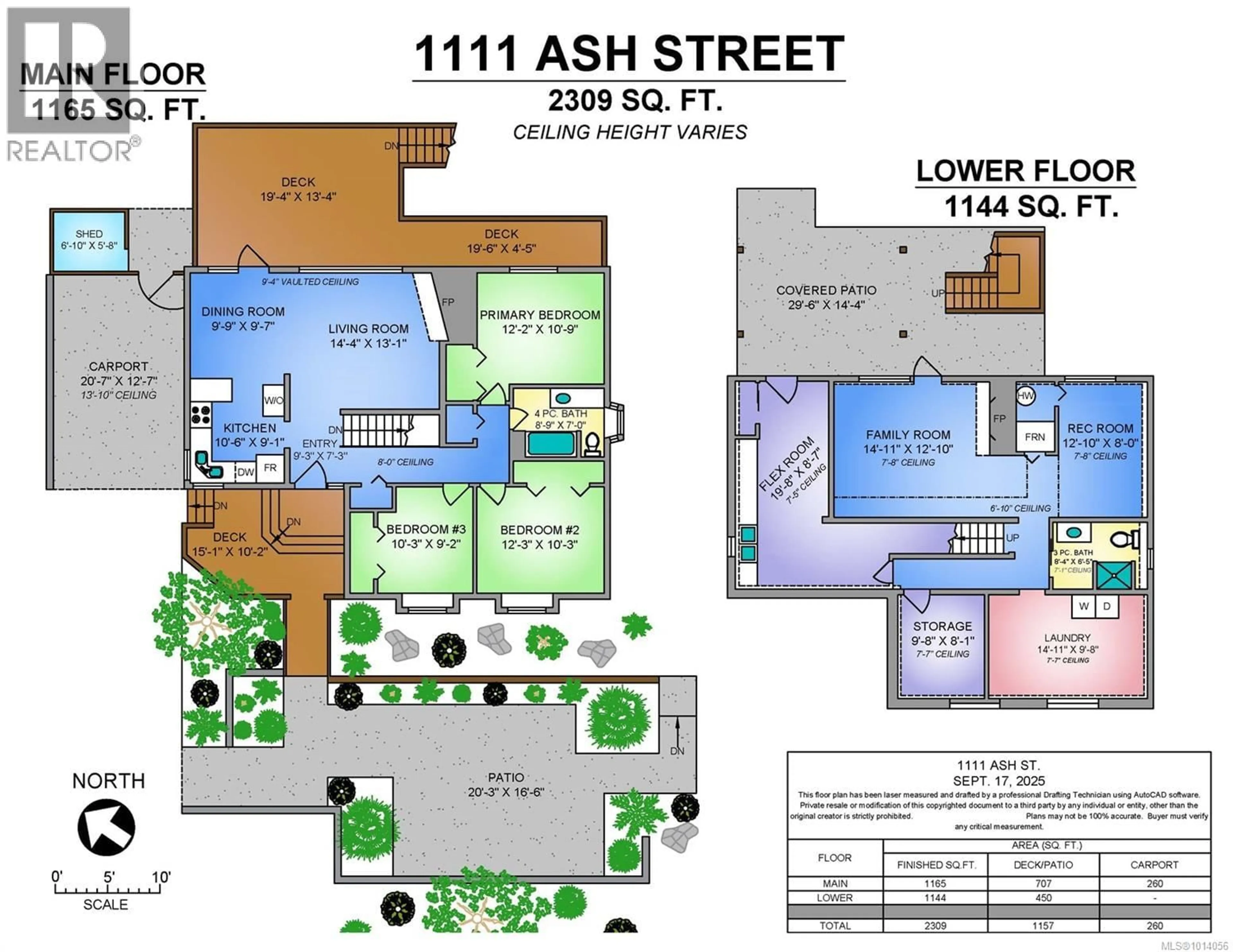 Floor plan for 1111 ASH STREET, Campbell River British Columbia V9W1G8