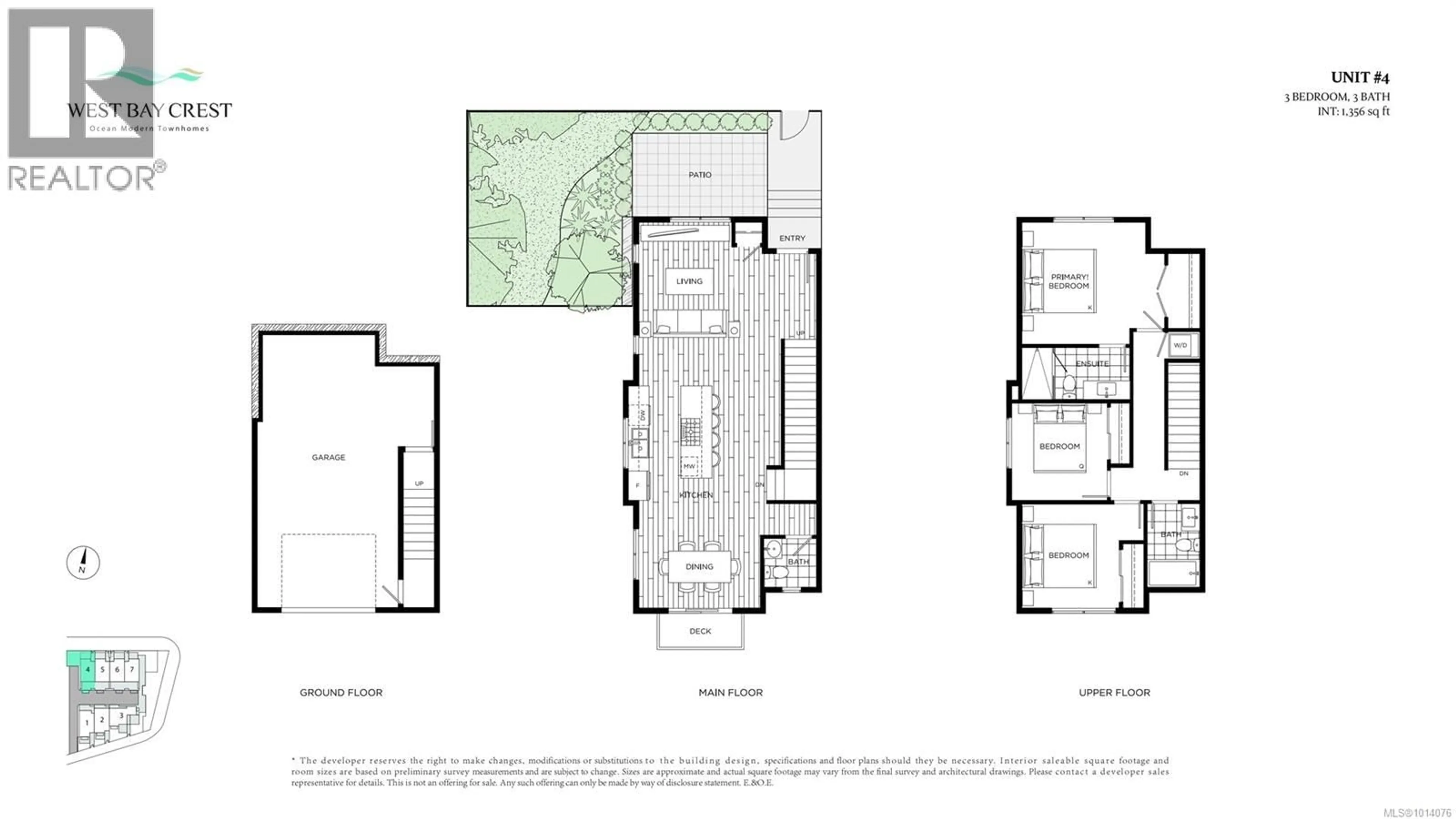 Floor plan for 4 - 820 DUNSMUIR ROAD, Esquimalt British Columbia V9A5B7