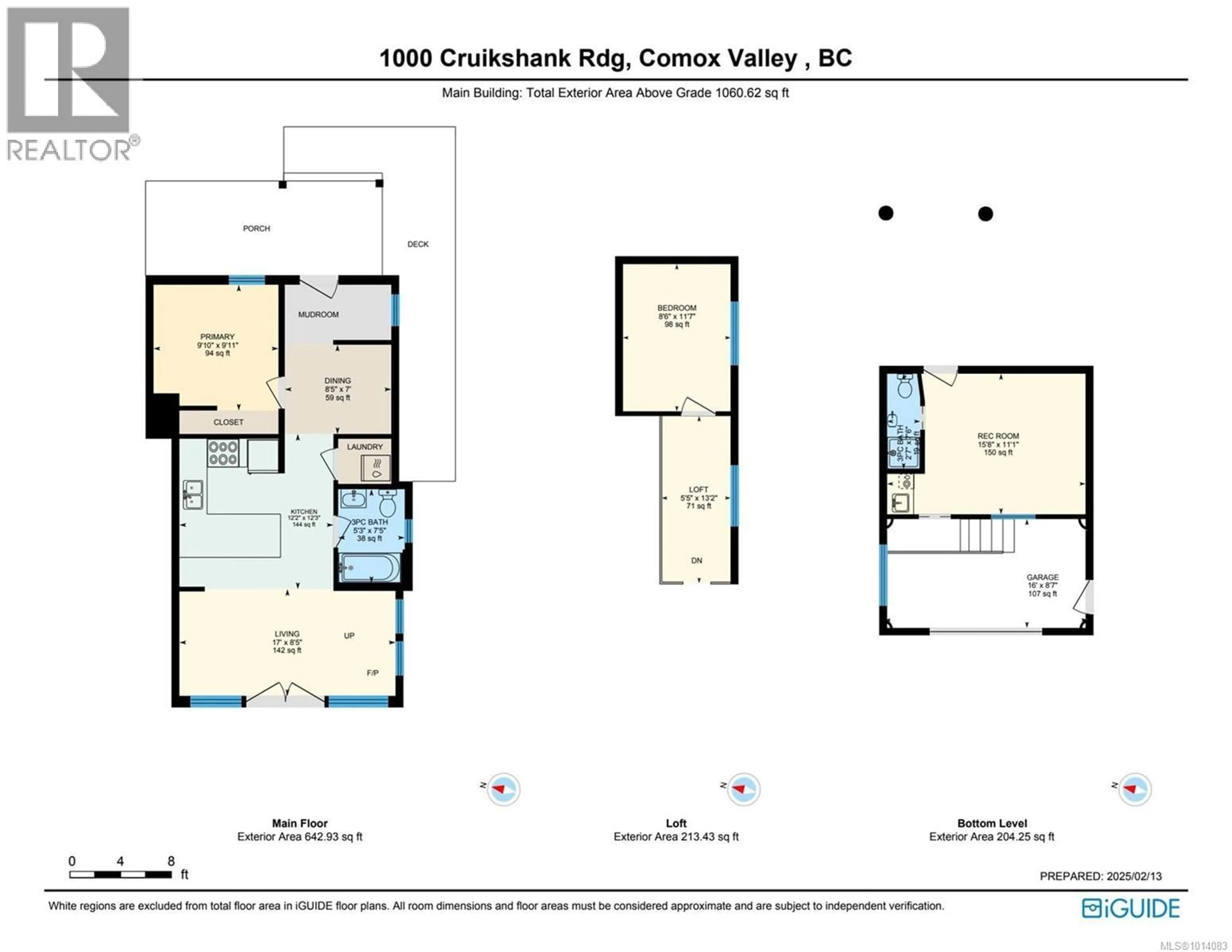 Floor plan for 1000 CRUIKSHANK RIDGE, Courtenay British Columbia V9J1L0