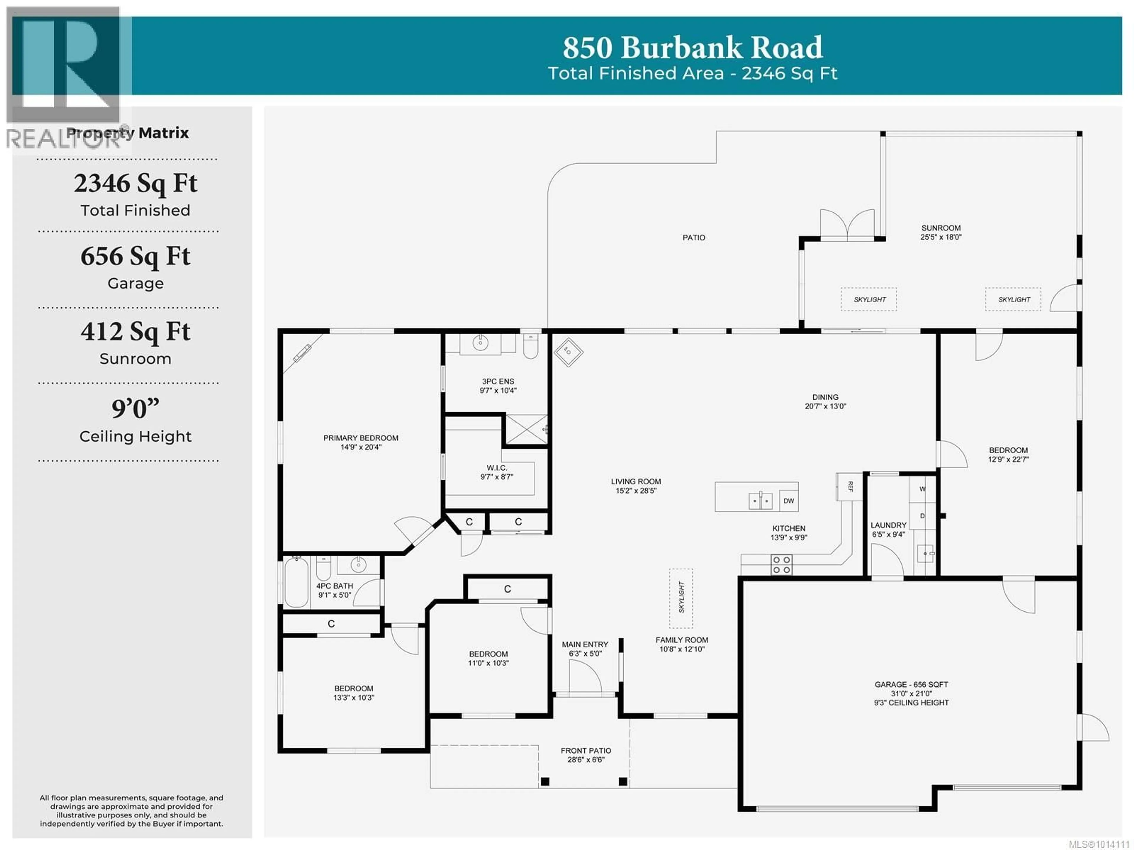 Floor plan for 850 BURBANK ROAD, Hilliers British Columbia V9K1Y5