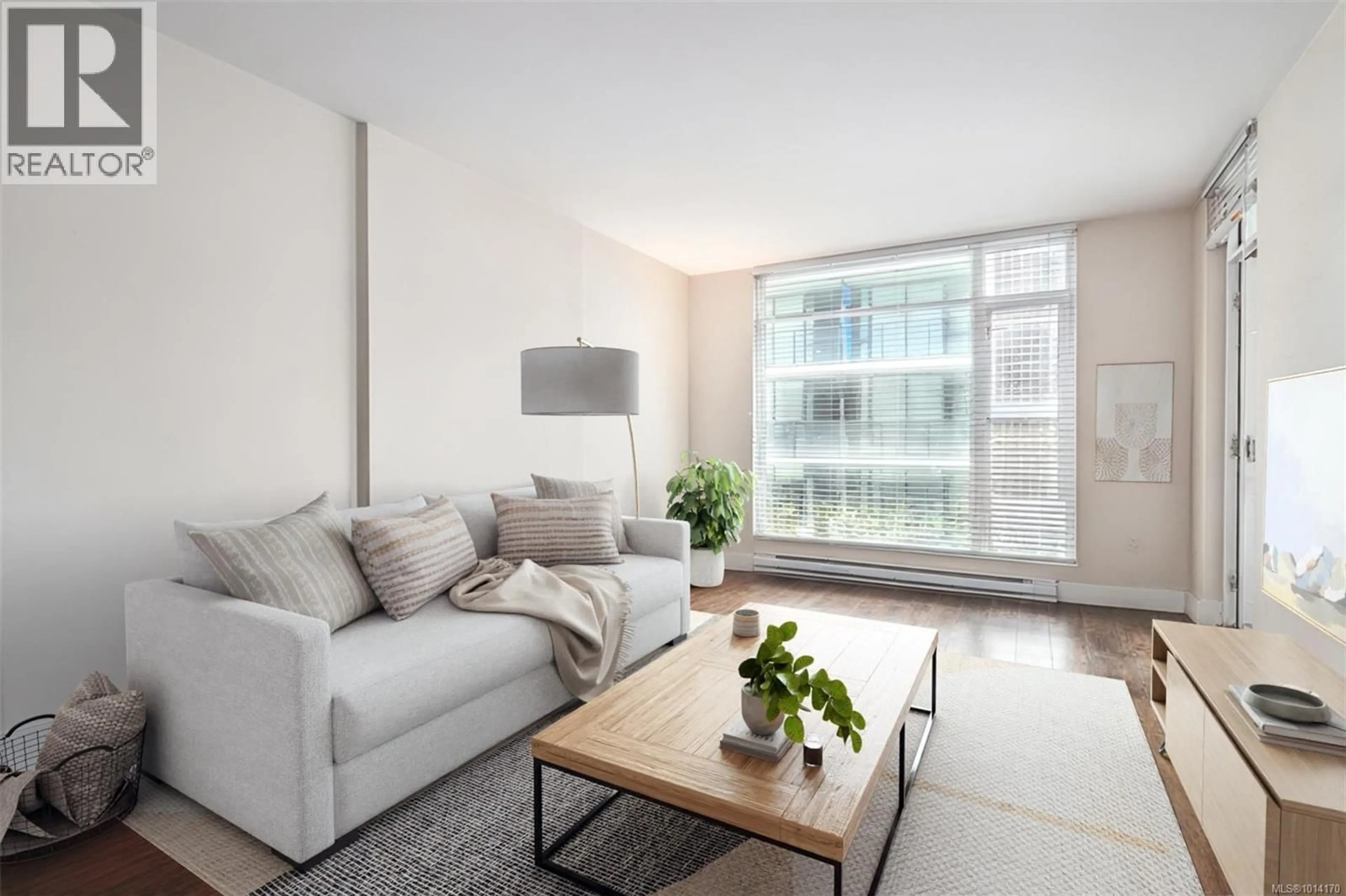 Living room with furniture, unknown for 408 - 1090 JOHNSON STREET, Victoria British Columbia V8V3P6