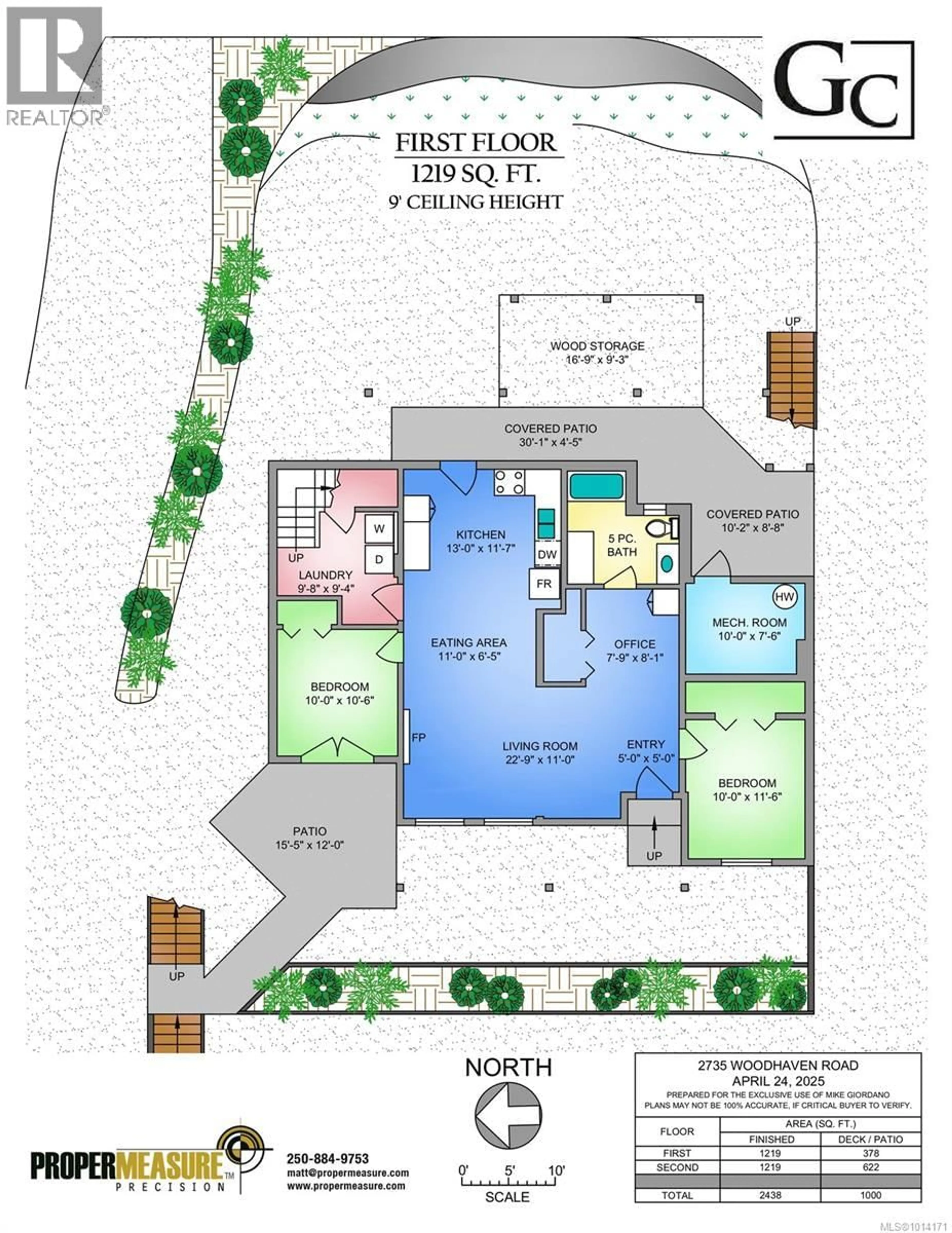 Floor plan for 2735 WOODHAVEN ROAD, Sooke British Columbia V9Z1G6