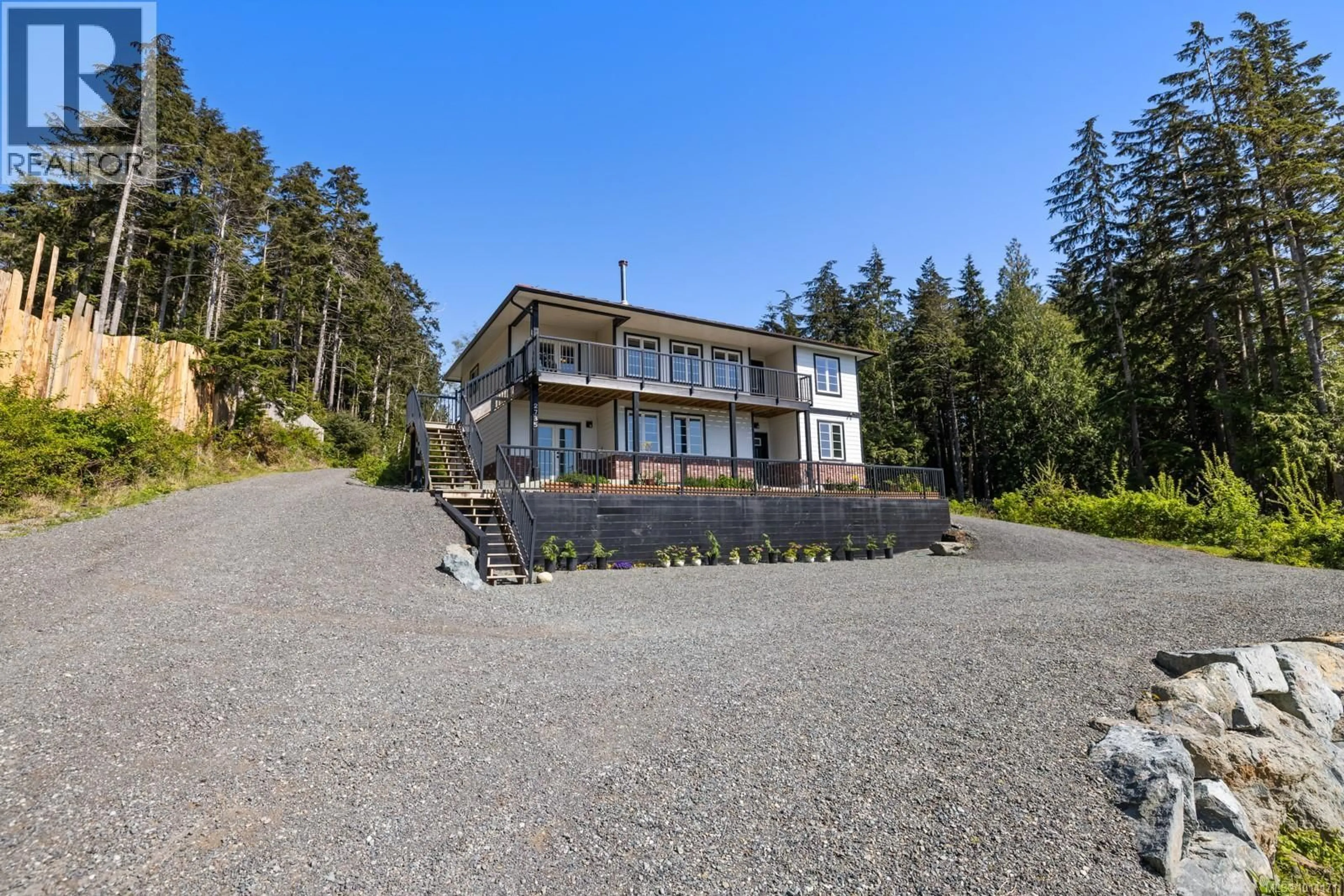 A pic from outside/outdoor area/front of a property/back of a property/a pic from drone, unknown for 2735 WOODHAVEN ROAD, Sooke British Columbia V9Z1G6