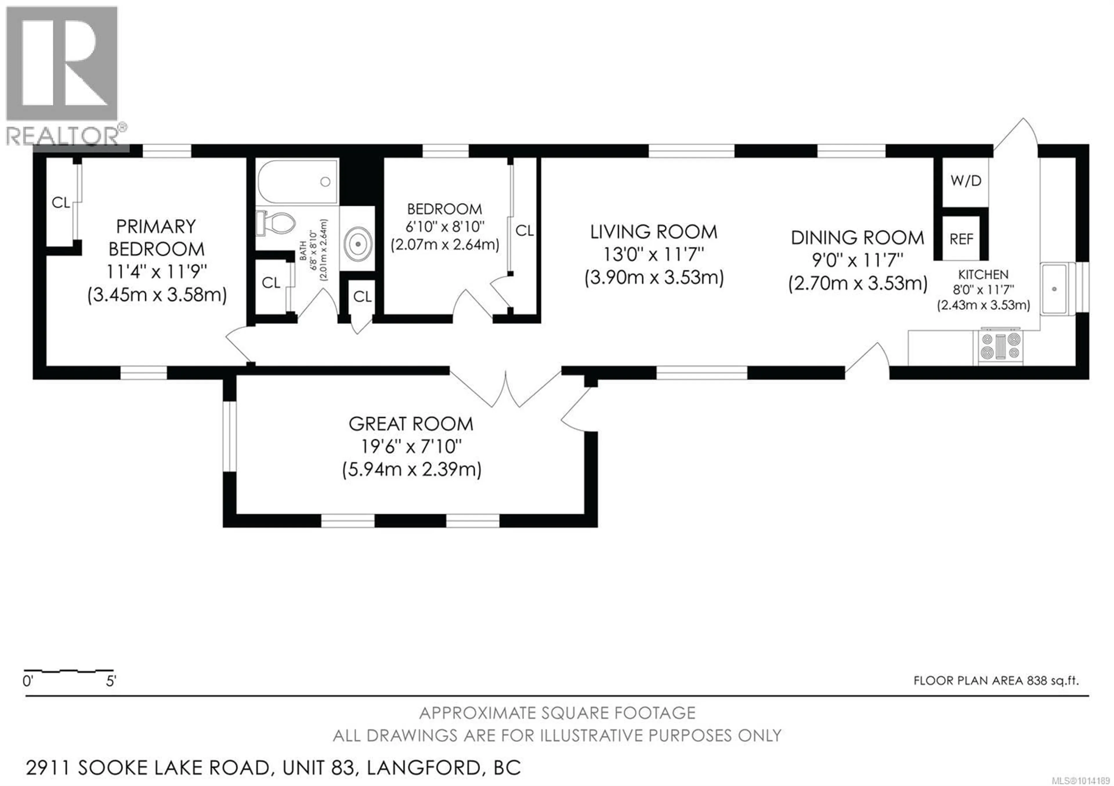 Floor plan for 83 - 2911 SOOKE LAKE ROAD, Langford British Columbia V9B4R5