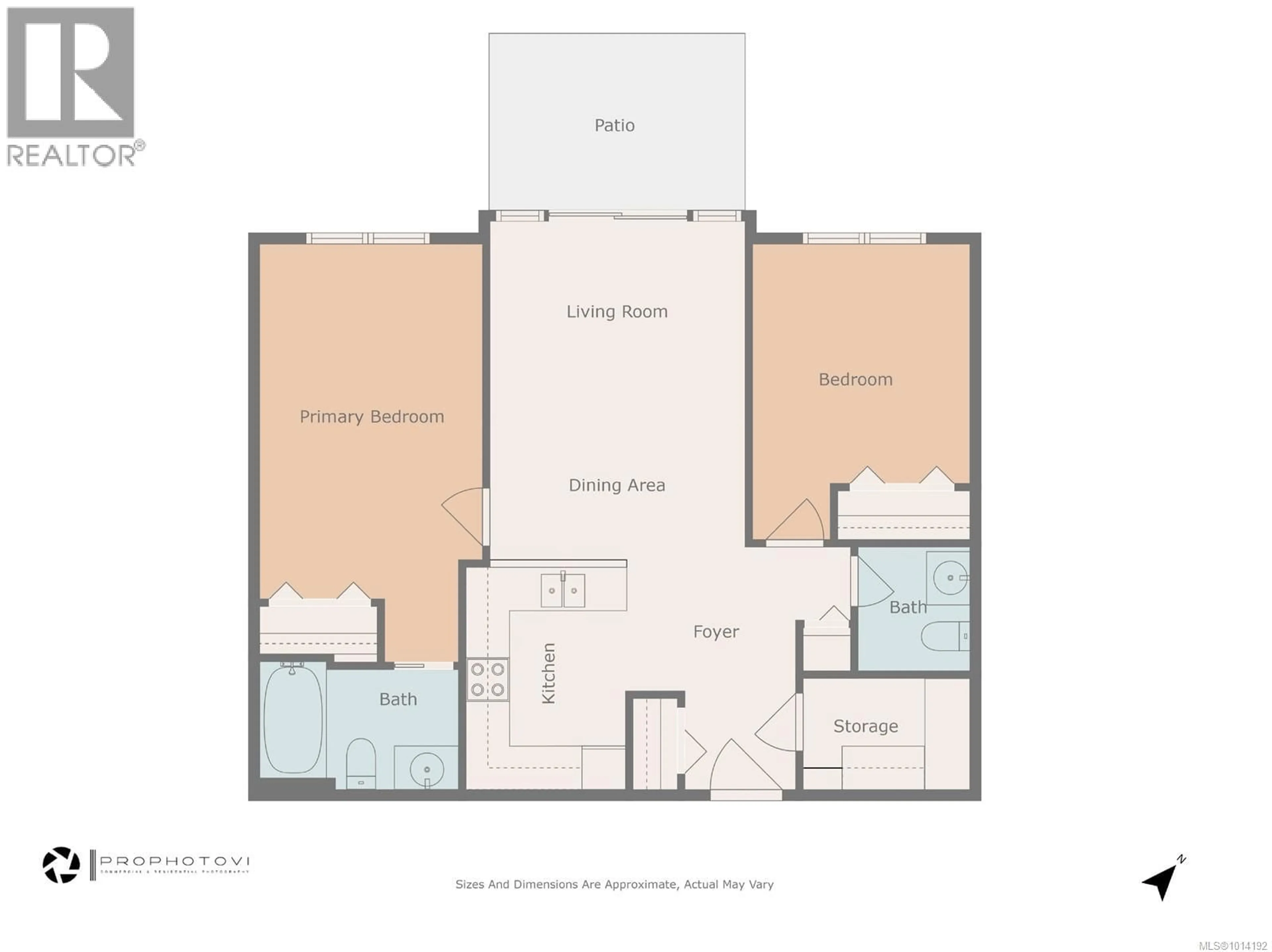 Floor plan for 107 - 750 MEMORIAL AVENUE, Qualicum Beach British Columbia V9K2P6